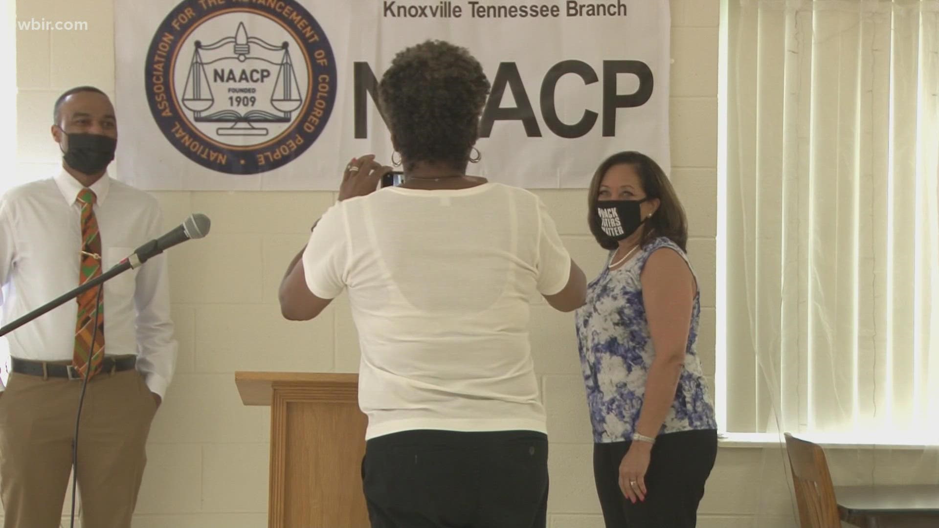 The NAACP held an open house at the new office space on Selma Avenue in East Knoxville.
