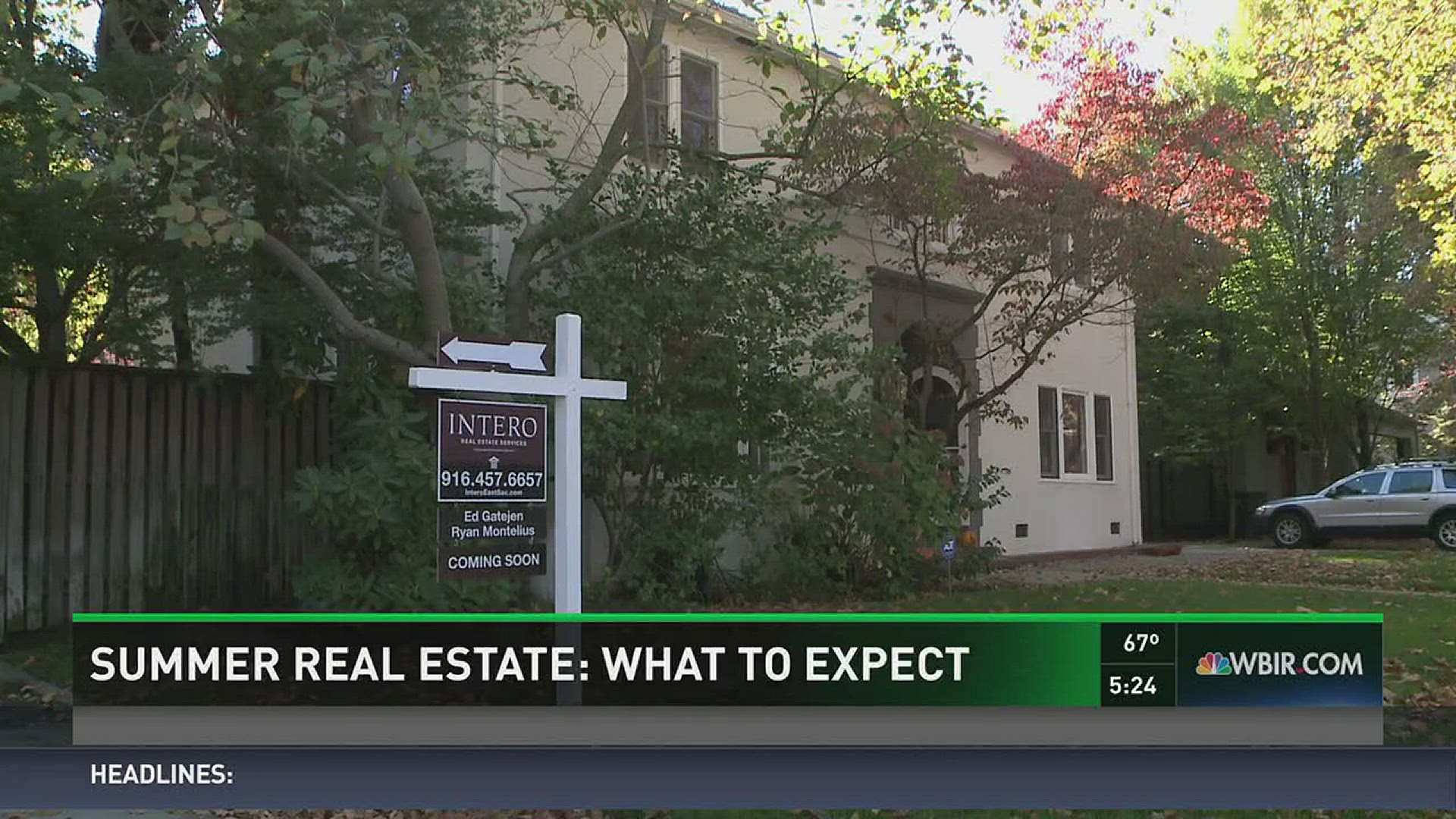We're approaching the ideal season for selling a home.  Suzy Trotta with Trotta Montgomery Real Estate offers a preview of the summer housing market.