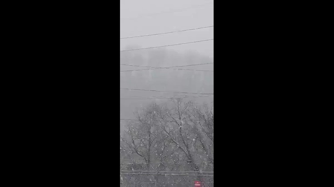 Snow in Newport, TN