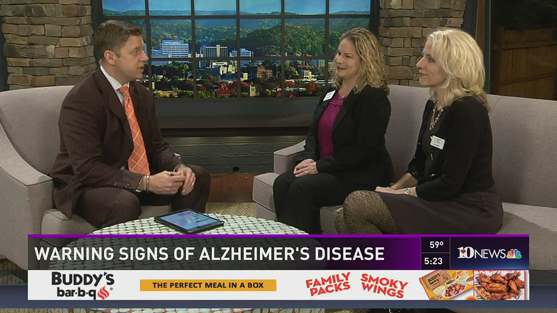 Nov. 15, 2016: Rebekah Wilson from Alzheimer's Tennessee and Joy Wilson from 'Right at Home' senior care services discuss the warning signs of Alzheimer's disease, and the impact the disease has on patients and caregivers.
