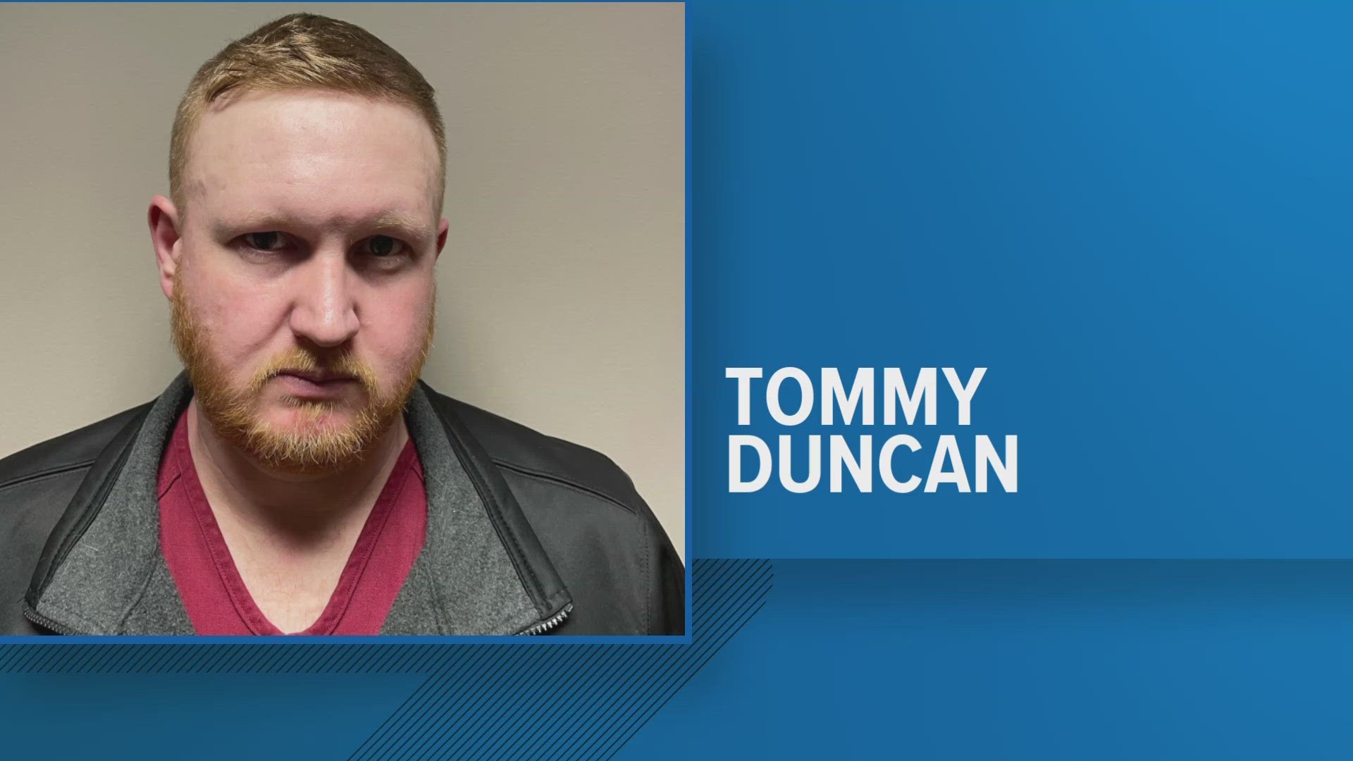 The Tennessee Bureau of Investigation said 38-year-old Tommy Duncan raped a victim on at least four different occasions.