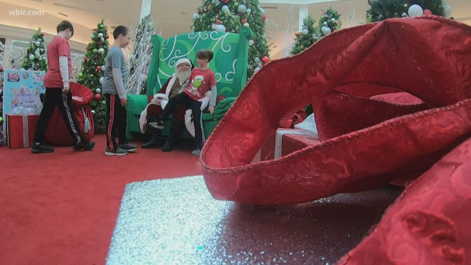West Town Mall has offered the "Caring Santa" event for eight years. Saint Nick visits before the mall opens, so families don't have to face crowds.