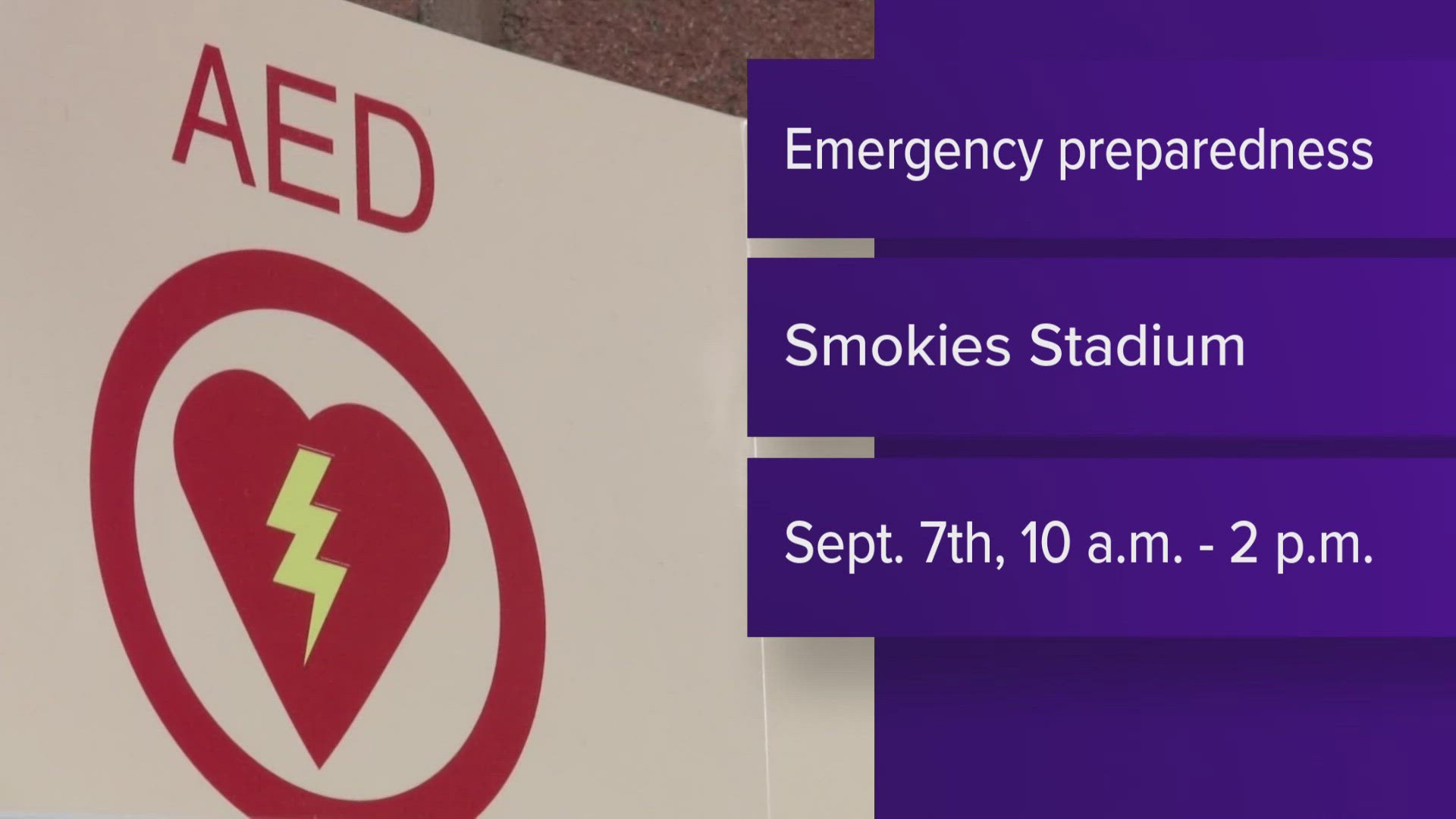 KCHD said the completely free event will include a chance to meet with local emergency response agencies and will have educational booths, live demos and more.