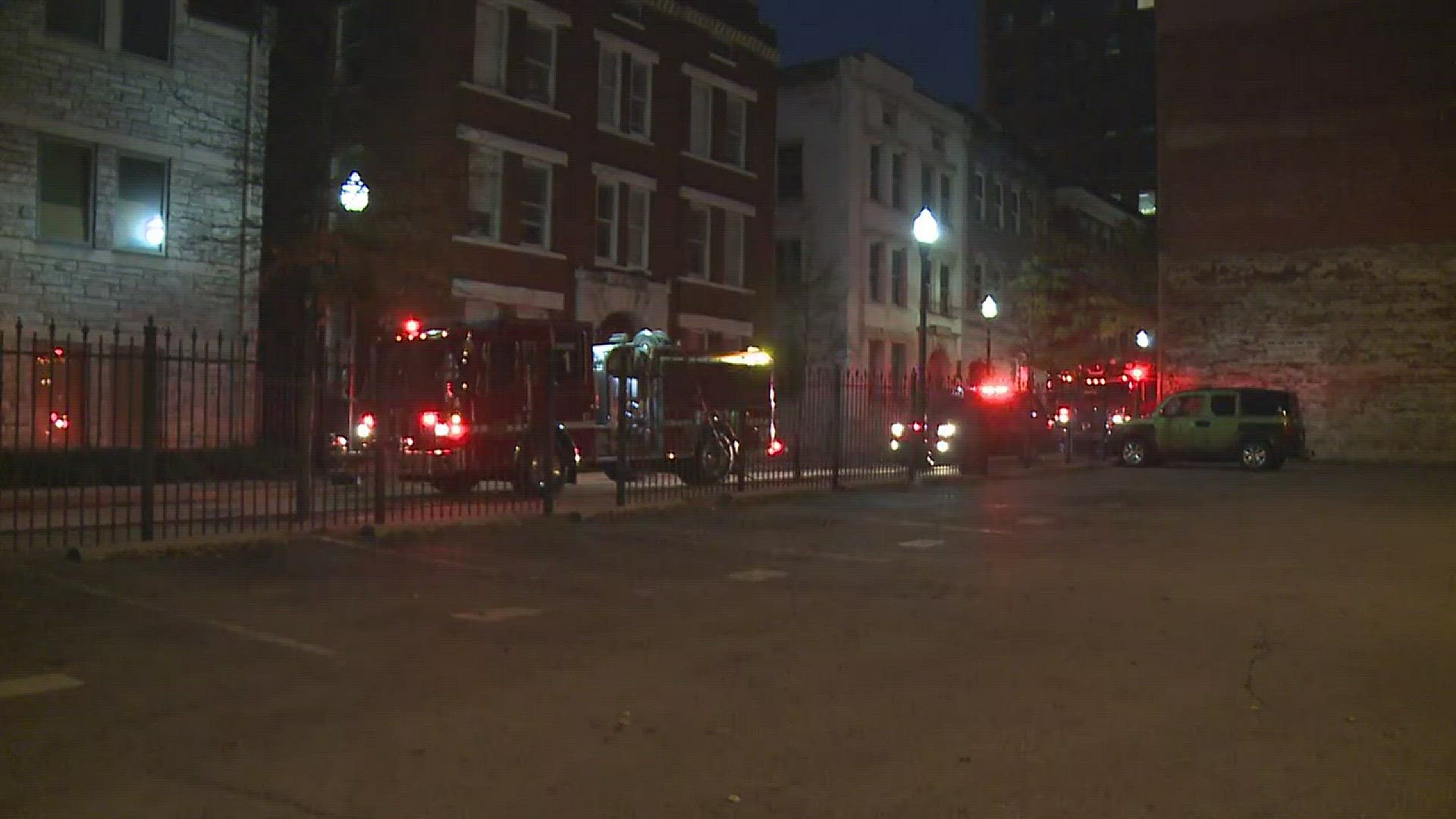 Fire crews said they put out a fire in downtown Knoxville off Market Street Tuesday morning.