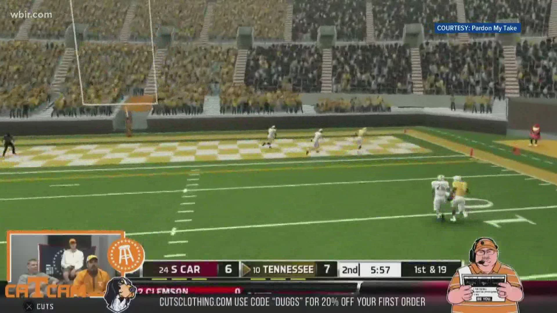 Dan Katz from Barstool sports created coach Duggs and made him the coach of Tennessee Football in a video game.