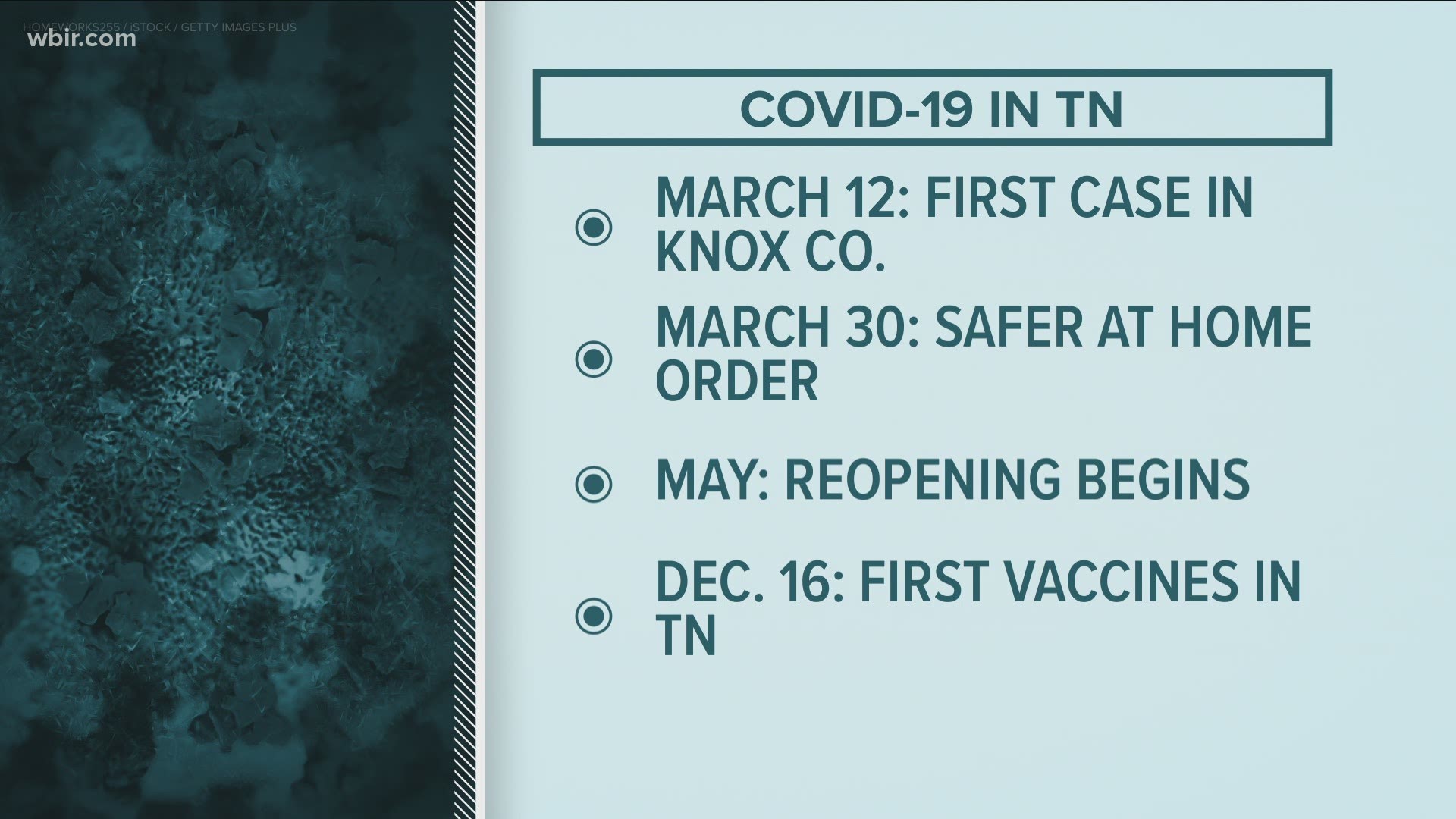 Friday marked a year since COVID-19 was found in Tennessee.