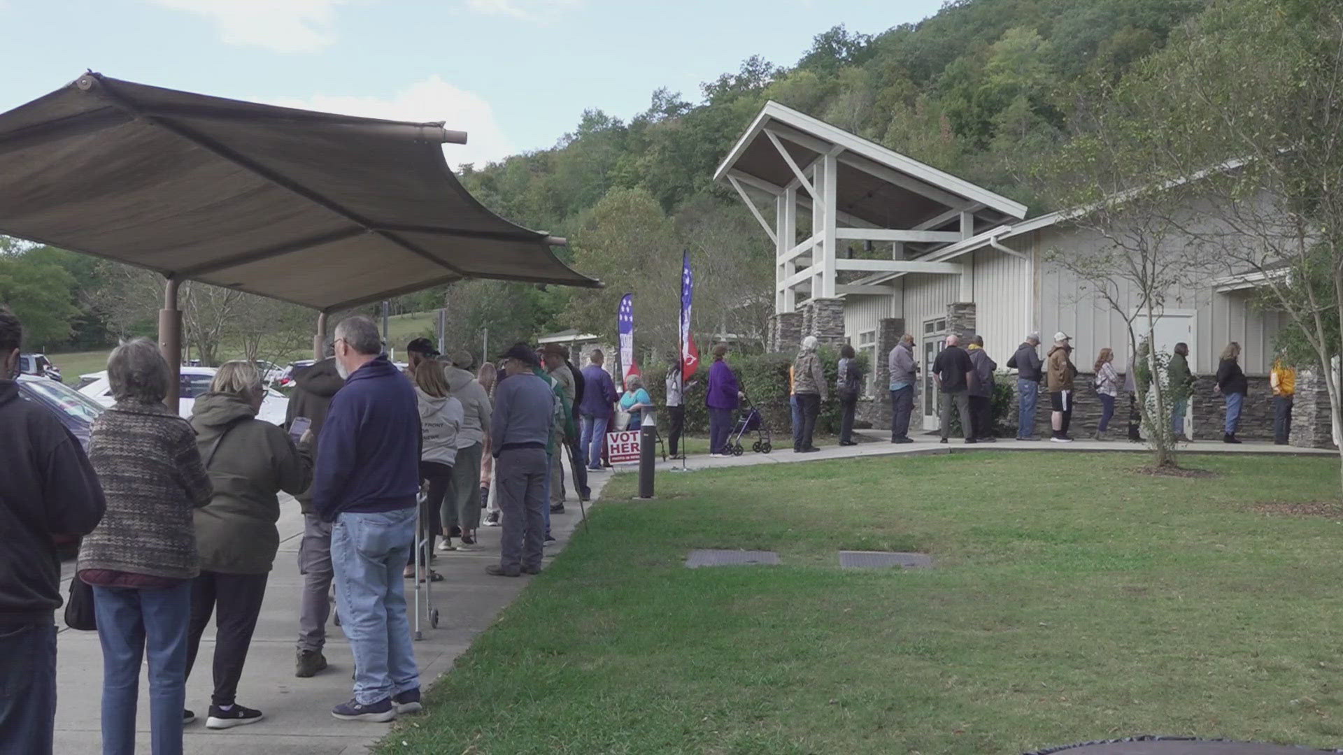 The polls for early voting will stay open through Oct. 31.