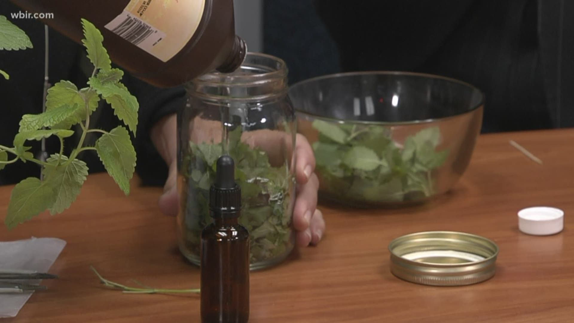 Erin's Meadow Herb Farm shows us how to make herbal "glycerites."