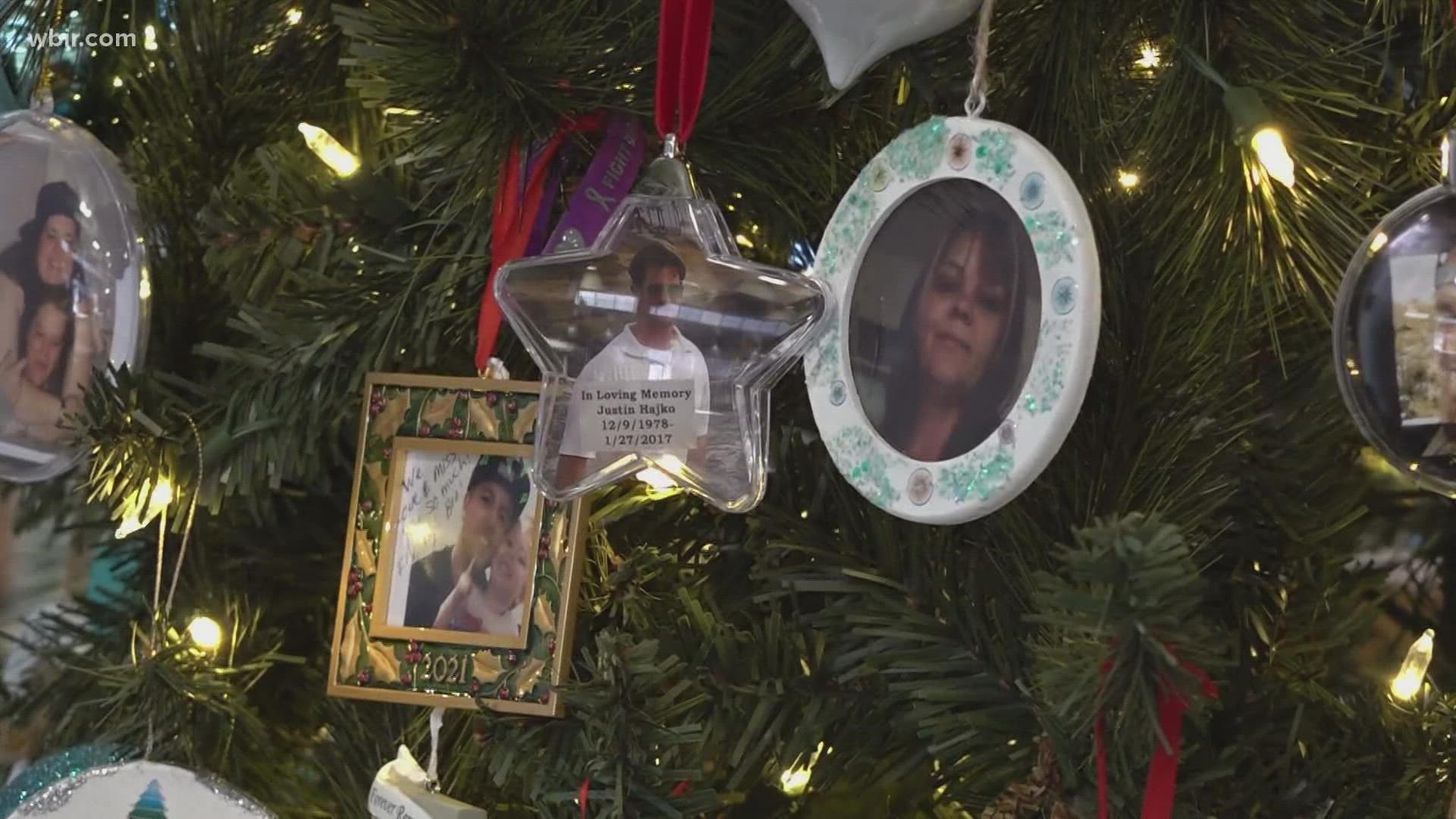 A memorial tree is on display at the City County Building. The District Attorney invites anyone to honor loved ones by placing an ornament on the tree.