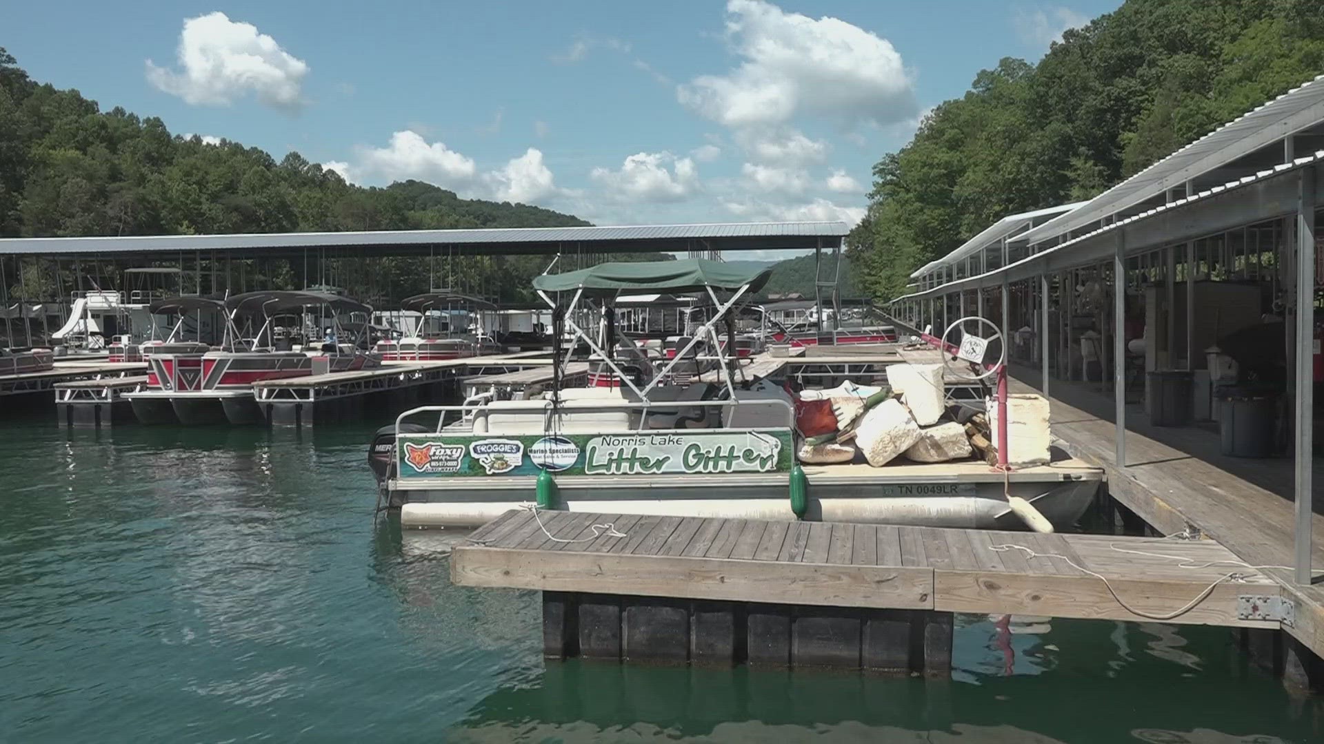 Down the road from downtown LaFollette is Norris Lake and the locals are putting in the effort to clean it.