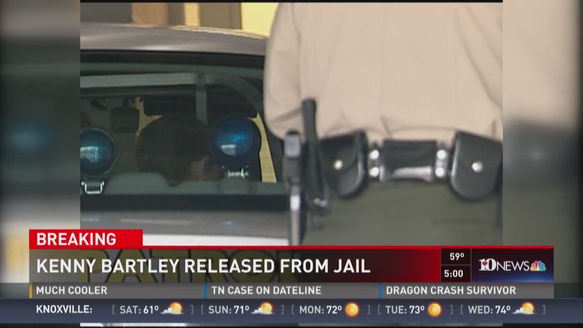 Bartley was serving time for probation violations from a misdemeanor assault. He was convicted of reckless homicide in the 2005 shooting at Campbell Co. High School.