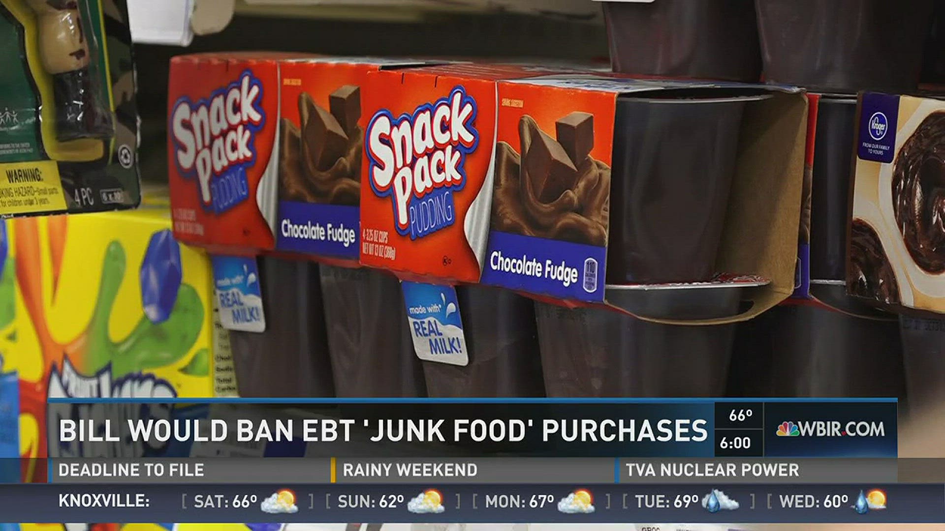 Bill would ban EBT junk food purchases