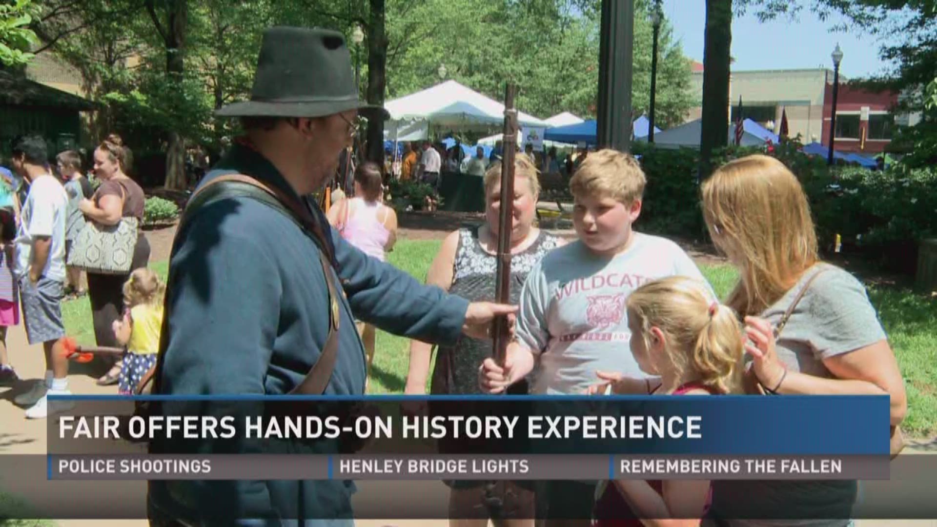 Thousands of people filled downtown Knoxville to learn more about our region's past.