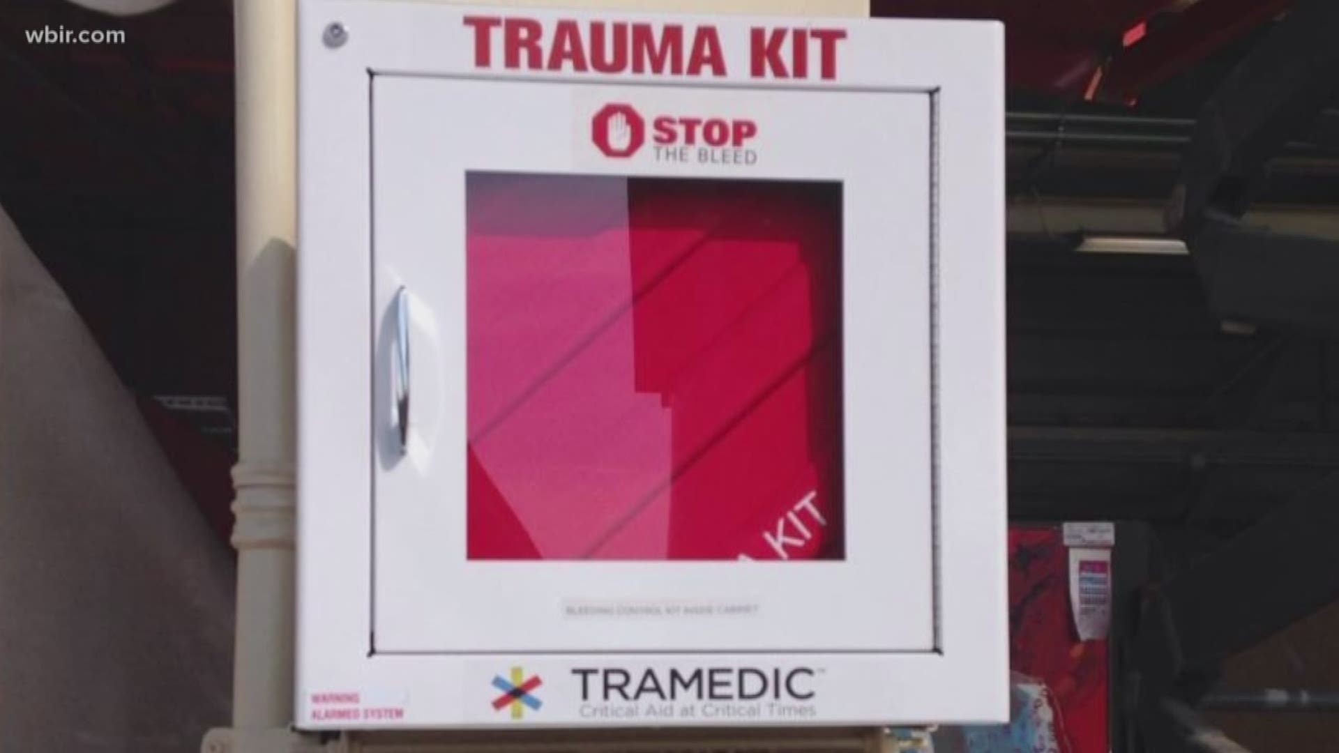 The push to be prepared for anything has made its way to the University of Tennessee with 'Stop the Bleed' kits dispersed around campus.