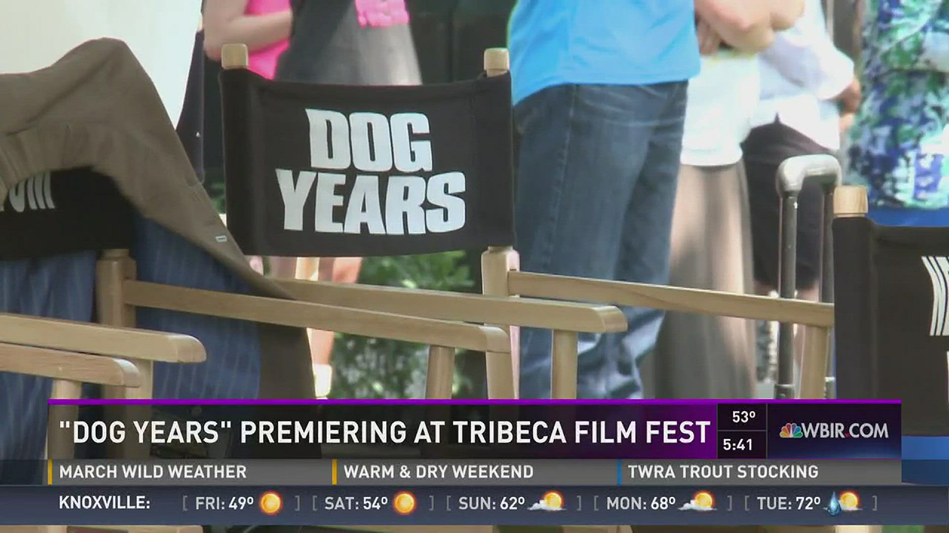 March 2, 2017: "Dog Years," the film shot in Knoxville last summer, will premiere at the Tribeca Film Festival in New York in April.