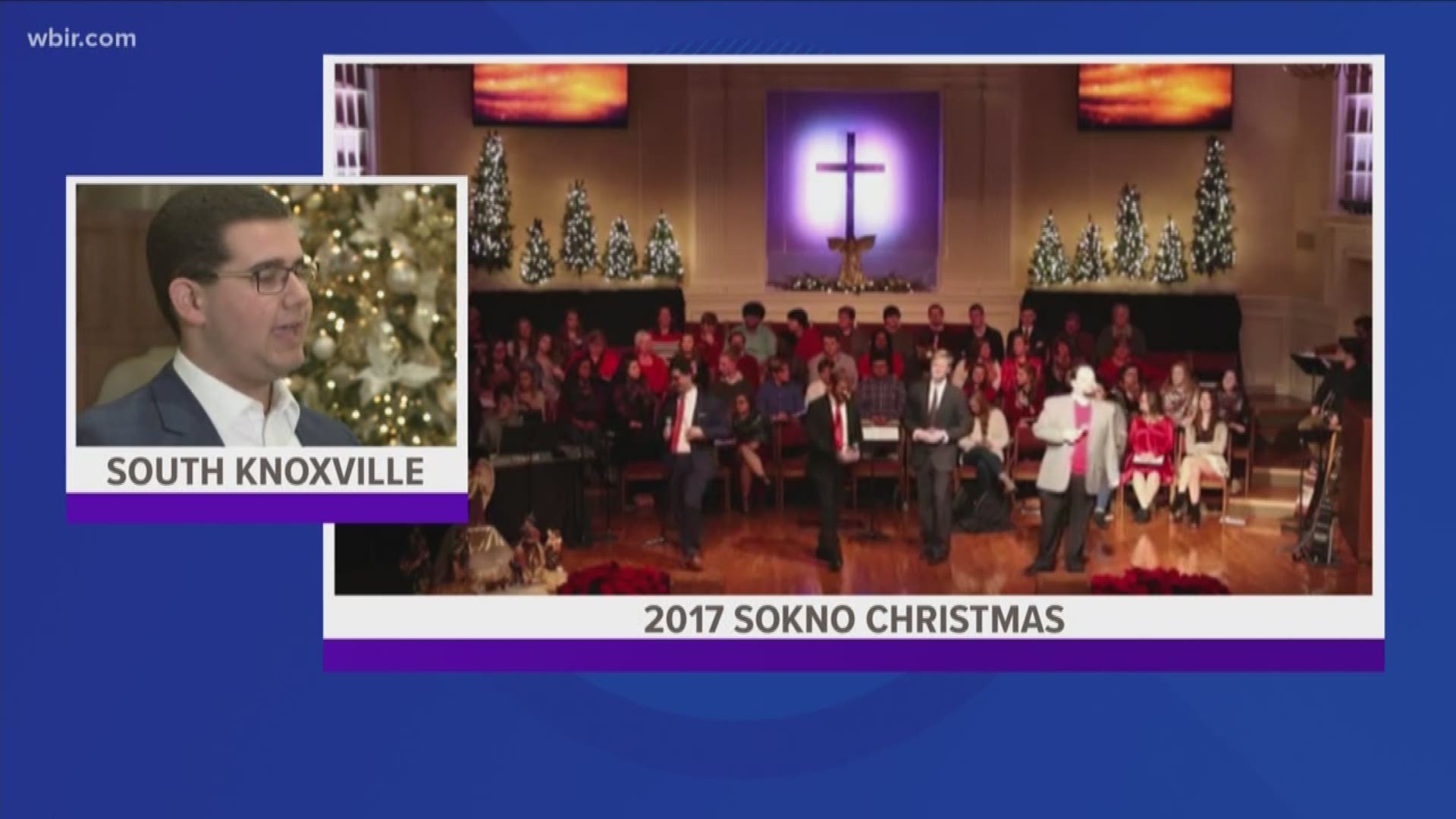 SoKno Christmas is Saturday, December 15 at 6 p.m. at Mount Olive Baptist Church in South Knoxville. Some of the performers include the South Knoxville mass Choir, The Cornerstone Quartet, Stock Creek Bluegrass Band, and more. Dec. 11, 2018-4pm