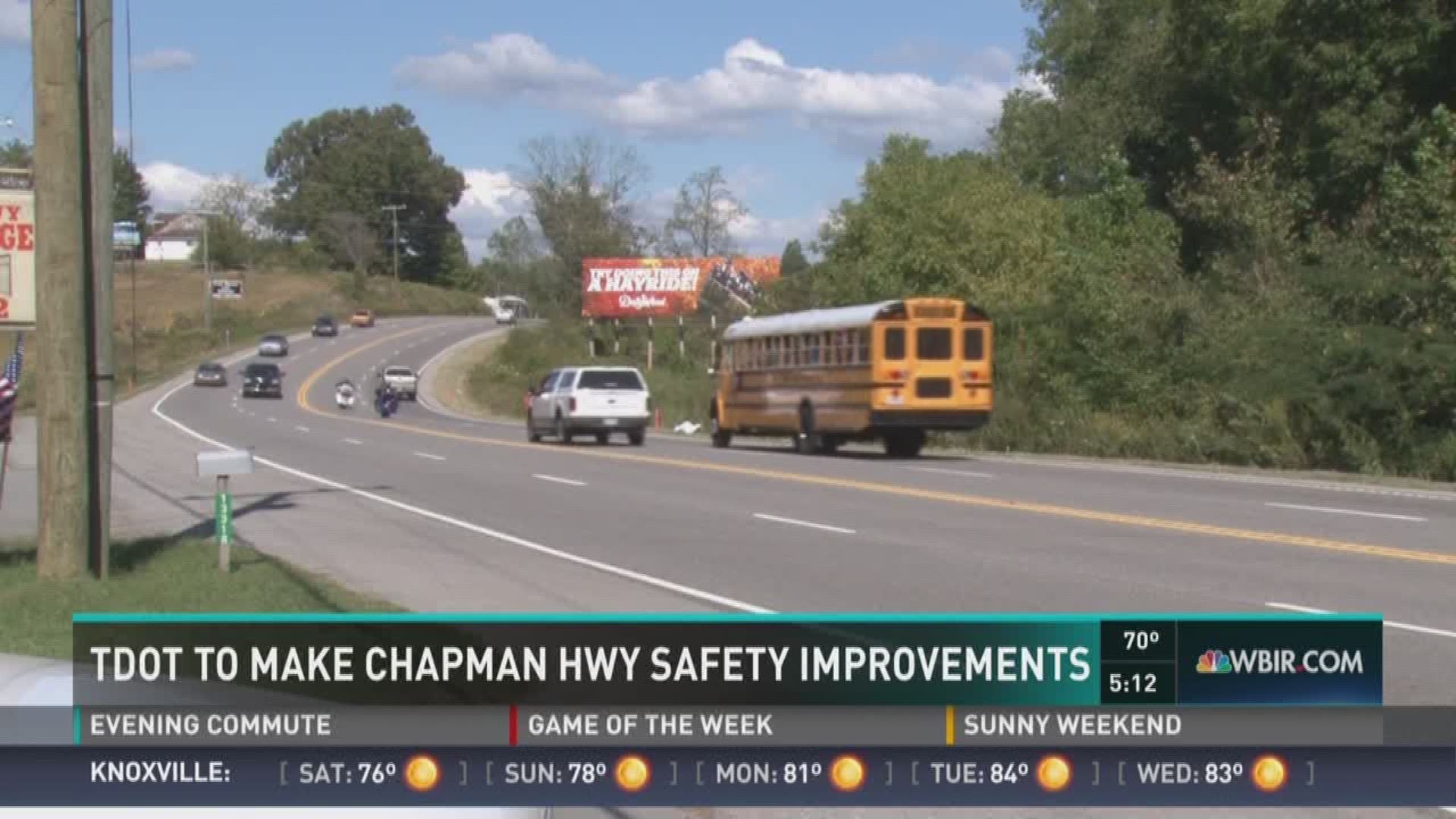TDOT making Chapman Highway safety improvements