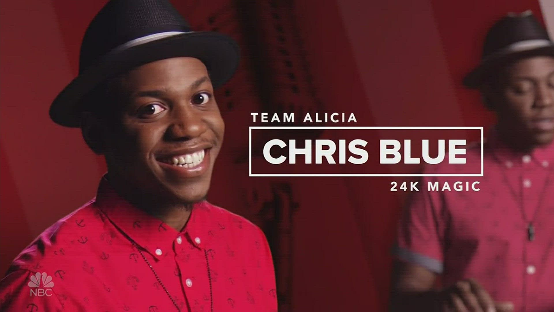 Knoxville singer Chris Blue lit up the stage for NBC's The Voice Top 10 with Bruno Mars' '24K Magic.'