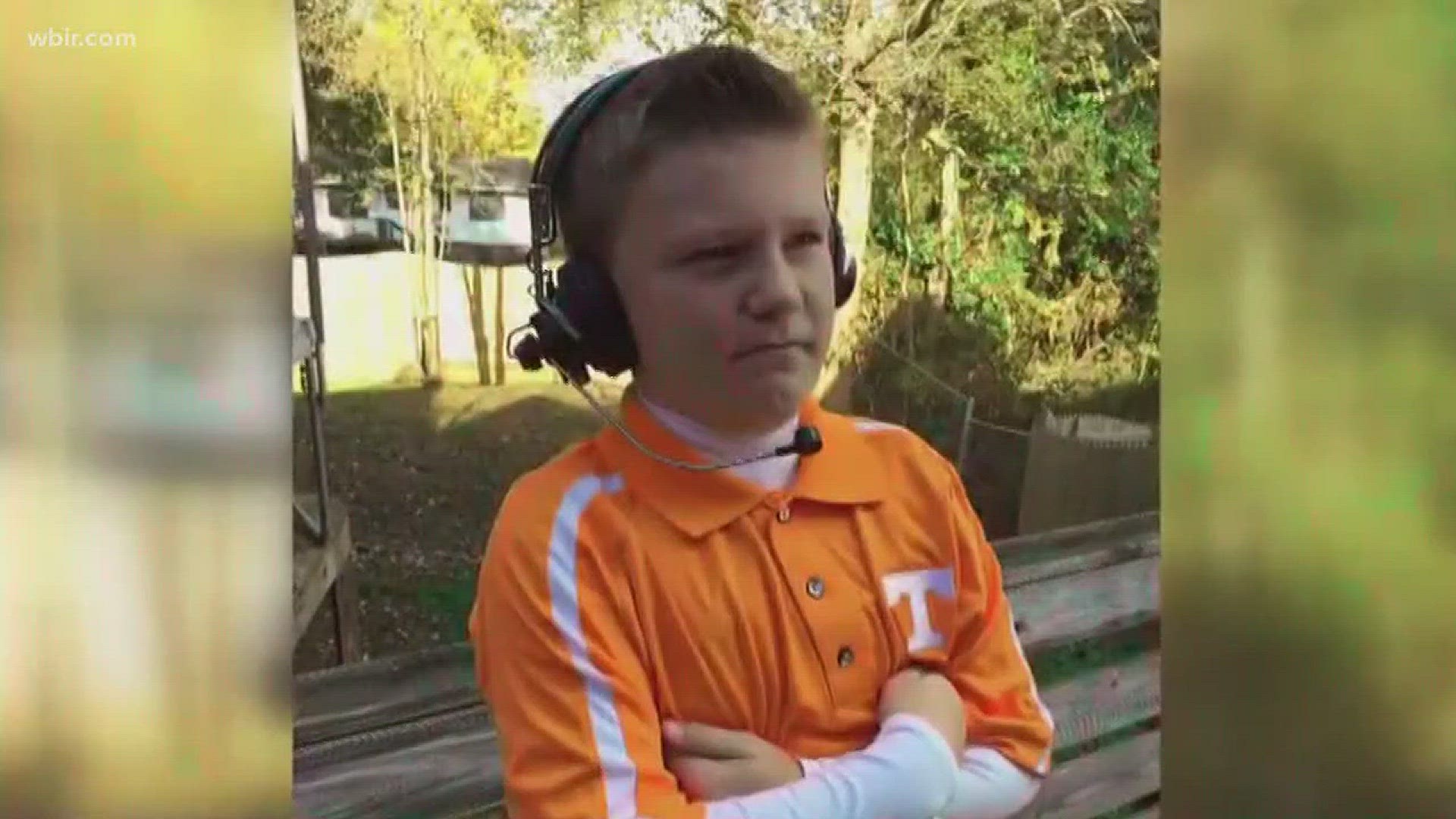 The news of Butch Jones being fired from UT sent waves through the college football world, but for one twelve-year-old, the news hit especially hard.