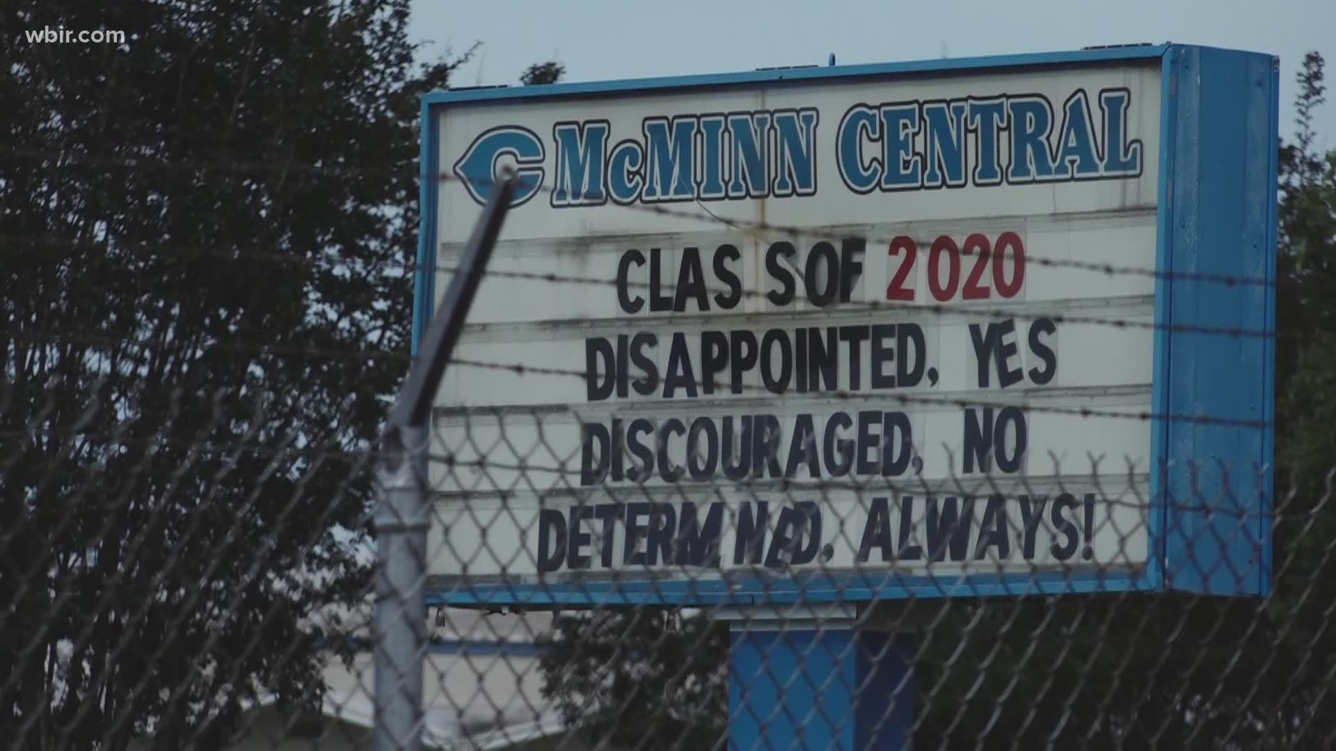 Students and parents in McMinn County are frustrated after the two local high schools released graduation plans.