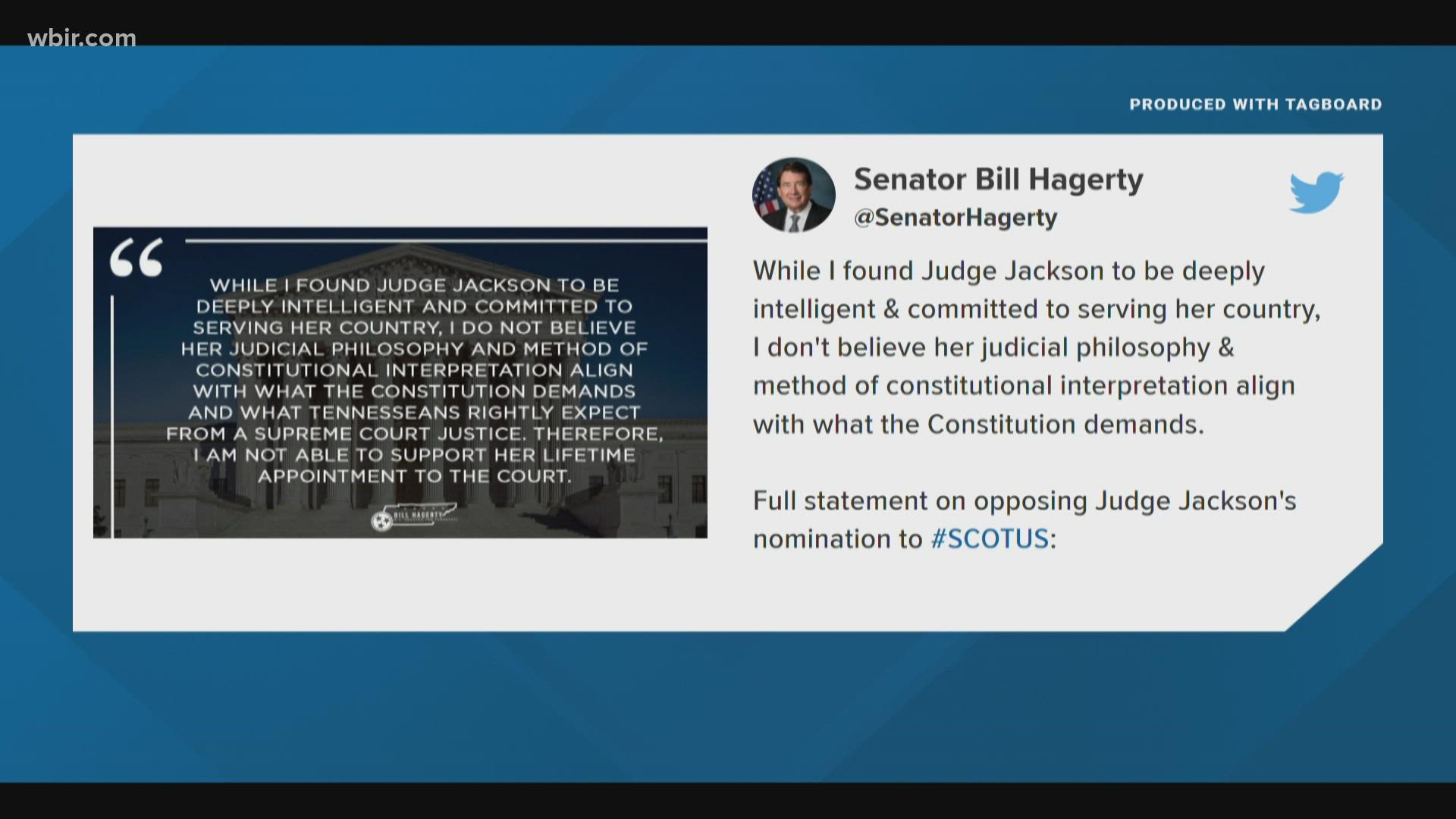 How Did Blackburn Vote On Judge Jackson's Confirmation? | Wbir.com