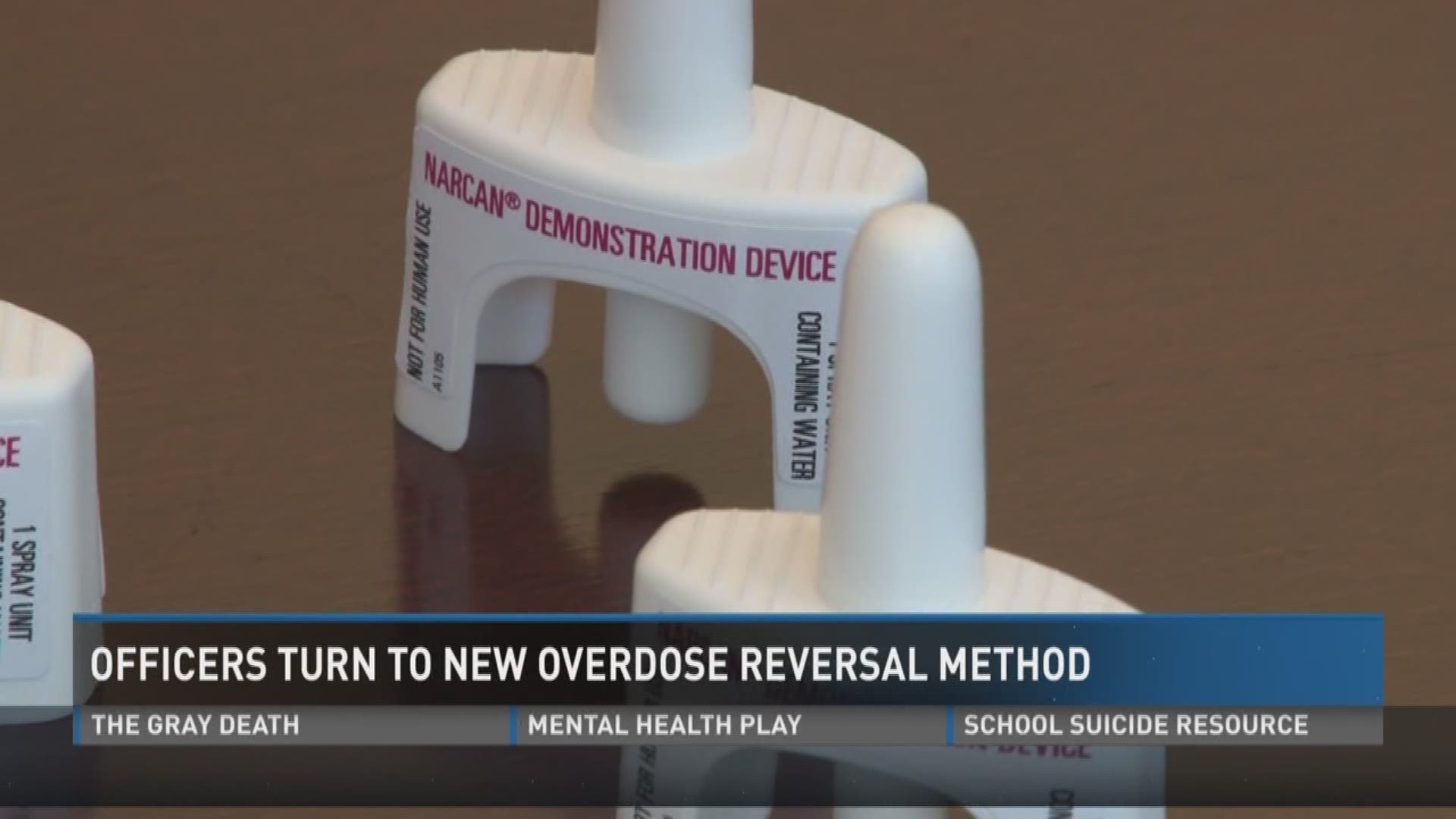 Naloxone is a temporary reversal for opioid overdose.