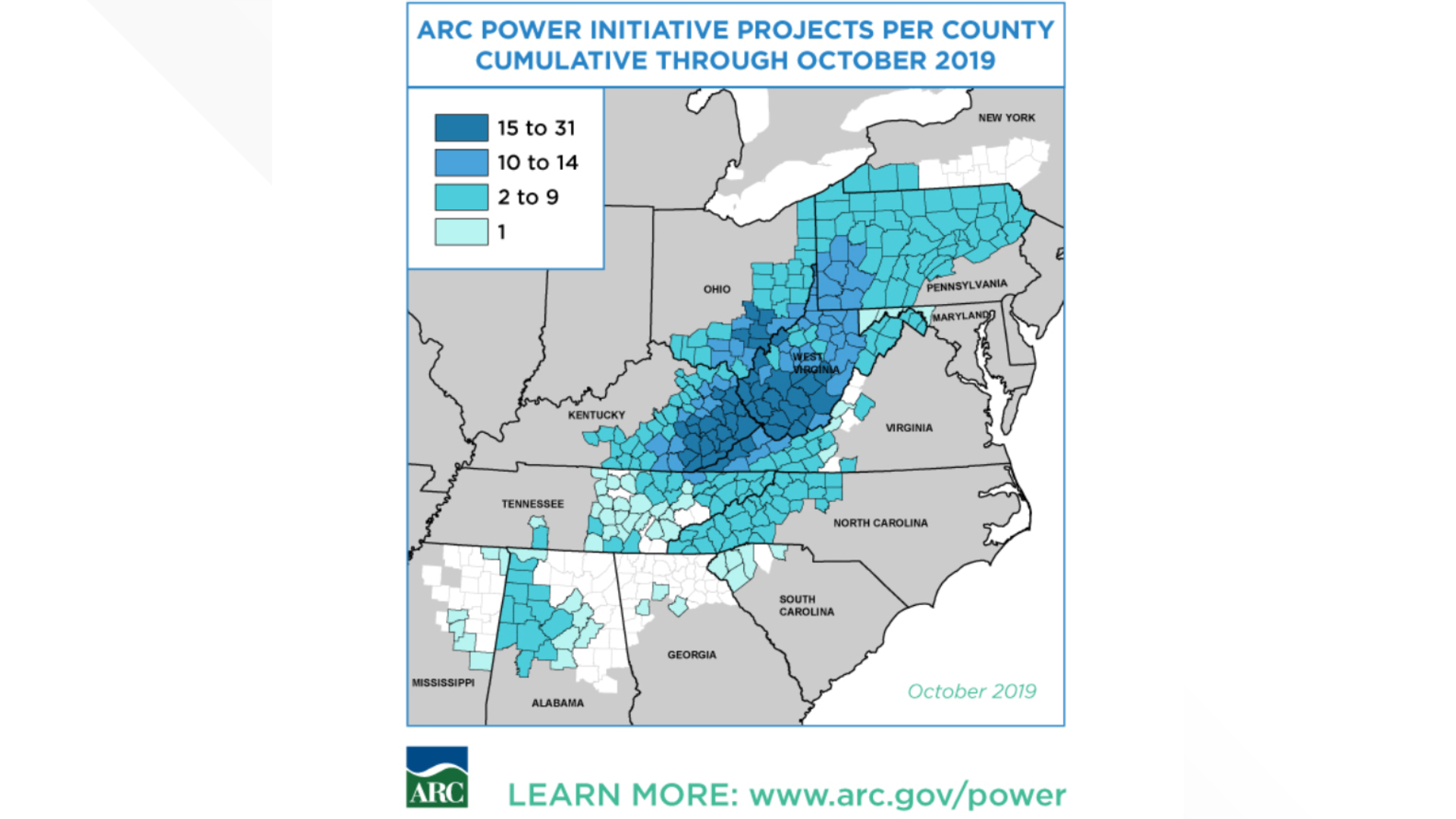 Appalachian Regional Commission announces 44.4M initiative