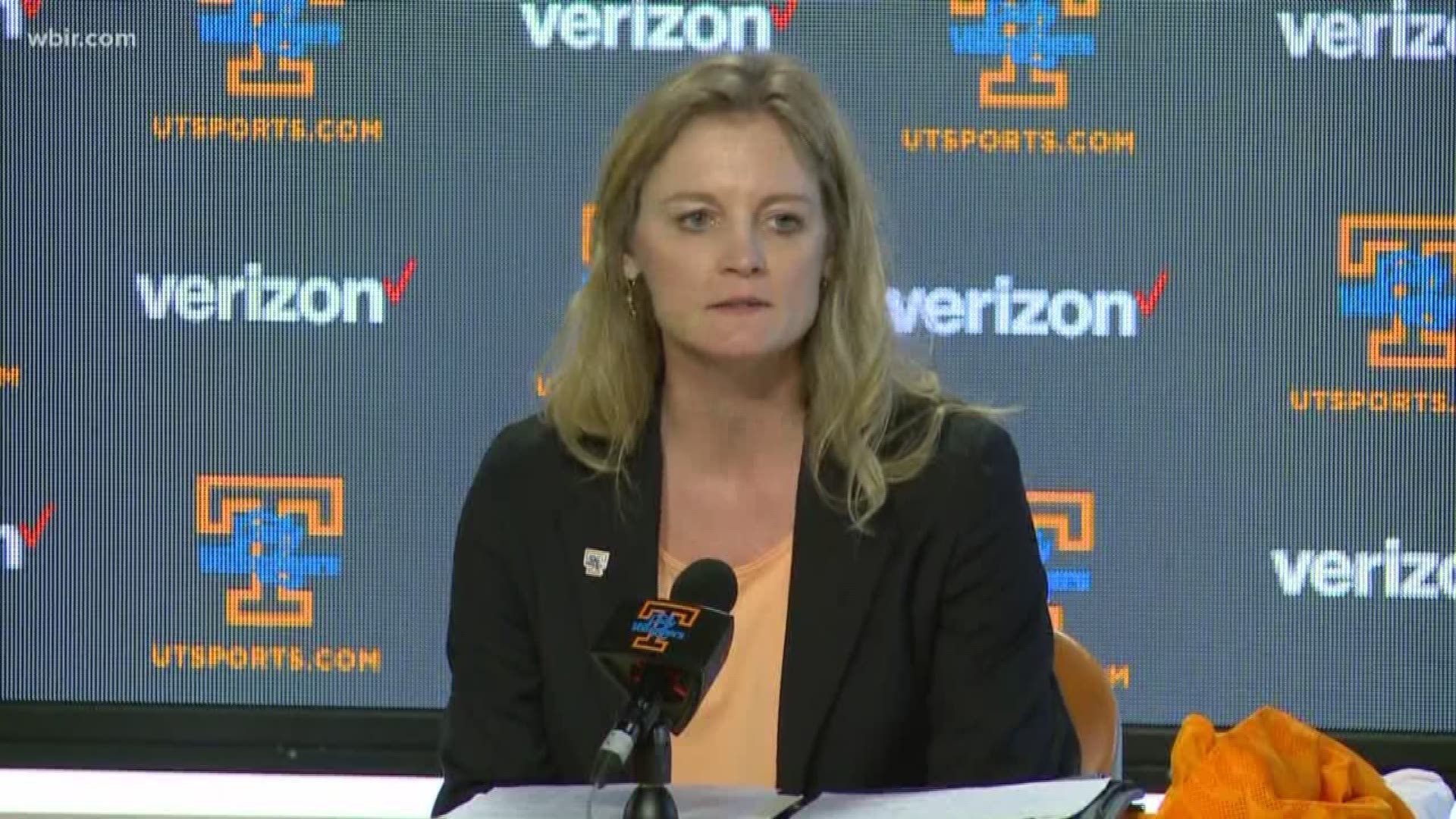 Lady Vol legend Kellie Jolly Harper was formally introduced to the public as the new head coach of The Lady Vols. April 10, 2019-4pm
