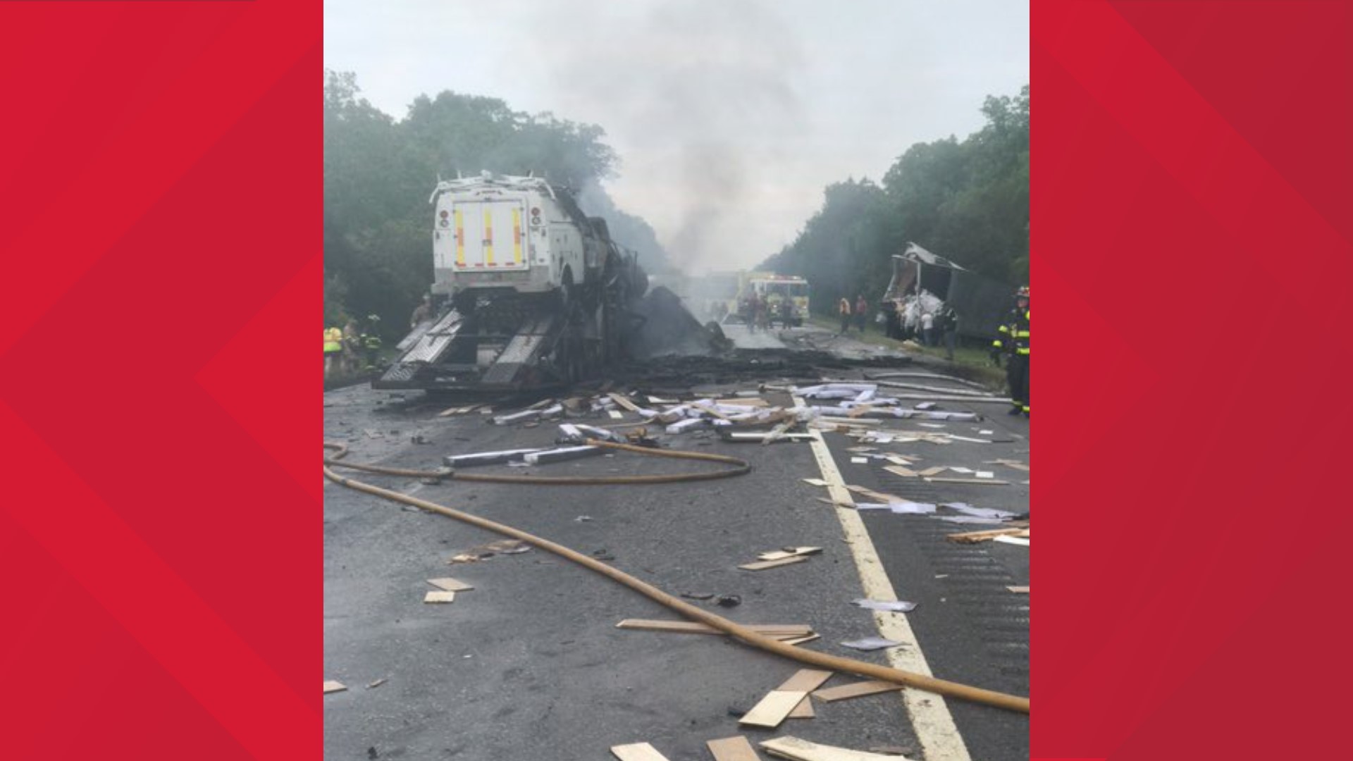 TDOT repaving section of I81 in Greene Co. after commercial vehicle crash damaged road