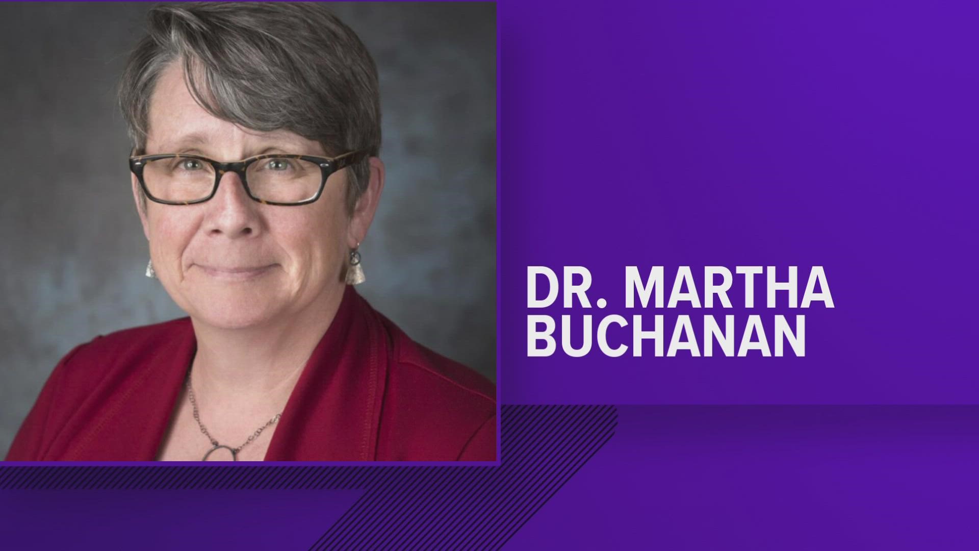 Dr. Martha Buchanan, the former director of the Knox County Health Department, will step into the role.