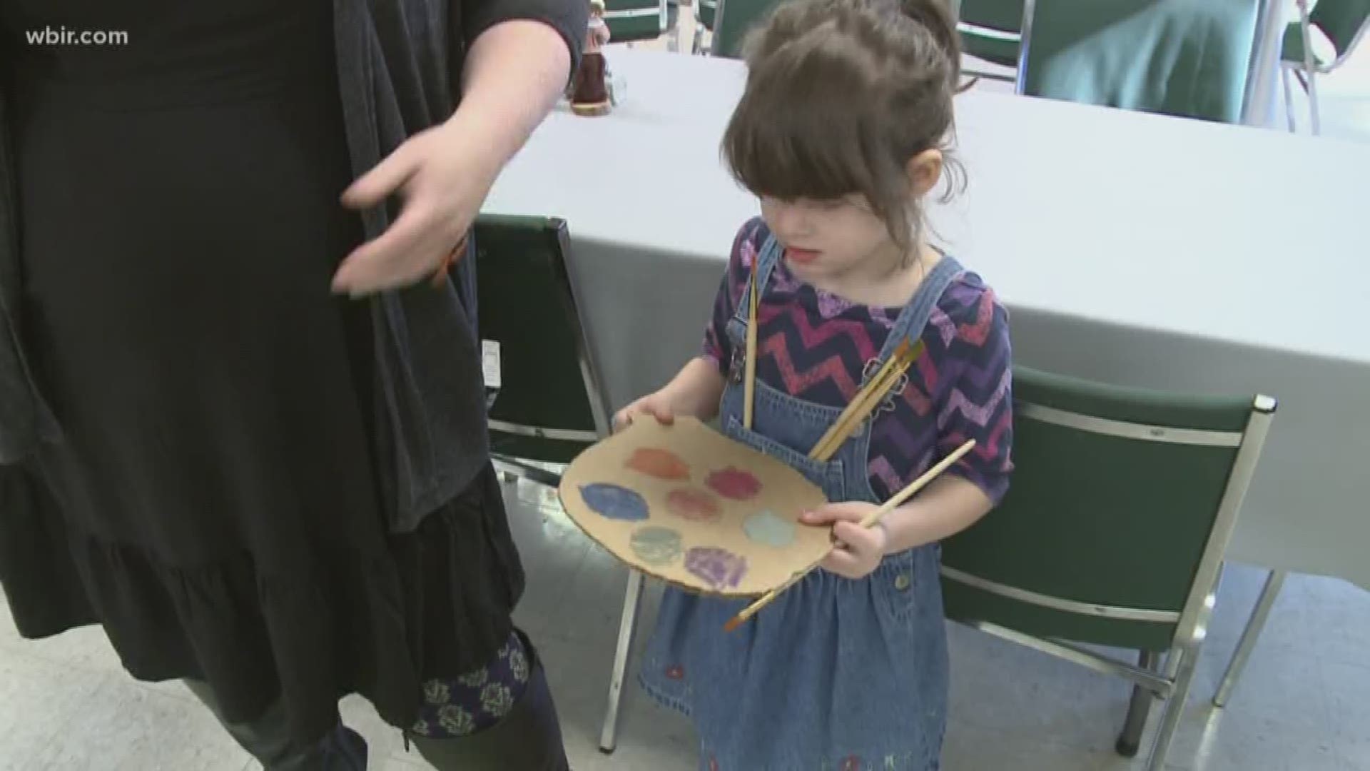 Kids show off some of their easy and not so easy to make costumes