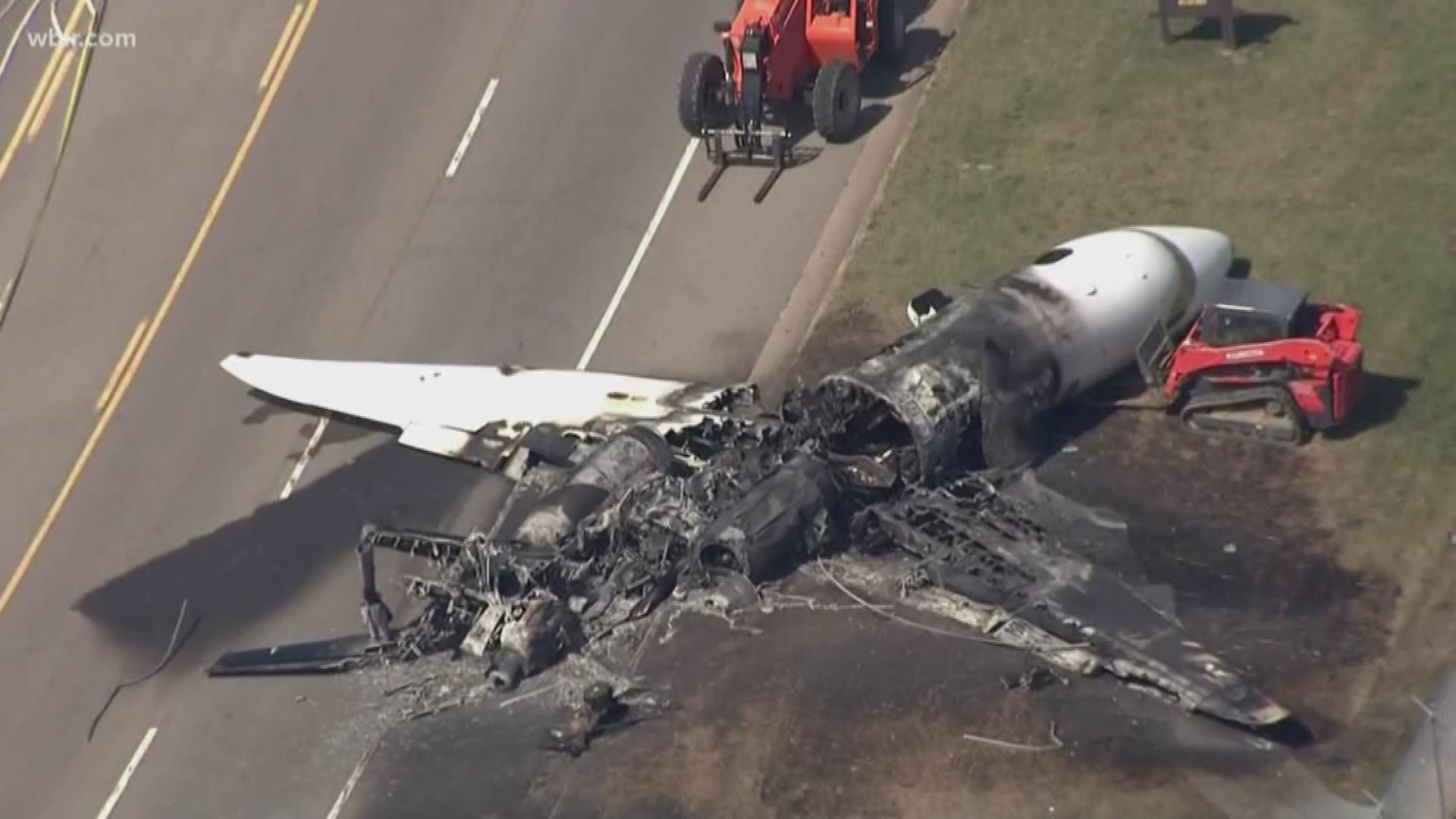 The route had been closed since Thursday when Dale Earnhardt, Jr.'s plane rolled off the runway and onto the road.