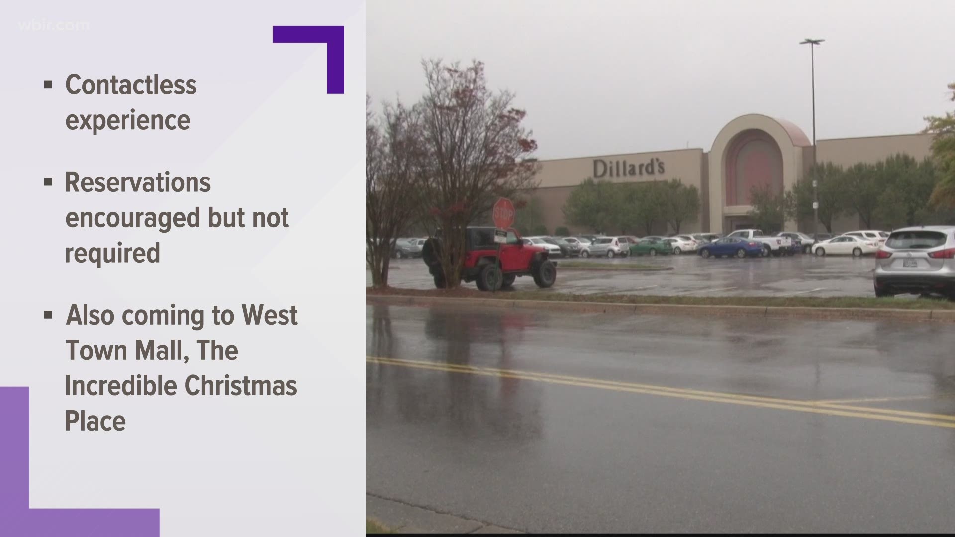 Santa Claus will visit Foothills Mall in Maryville with new safety precautions, due to the COVID-19 pandemic.