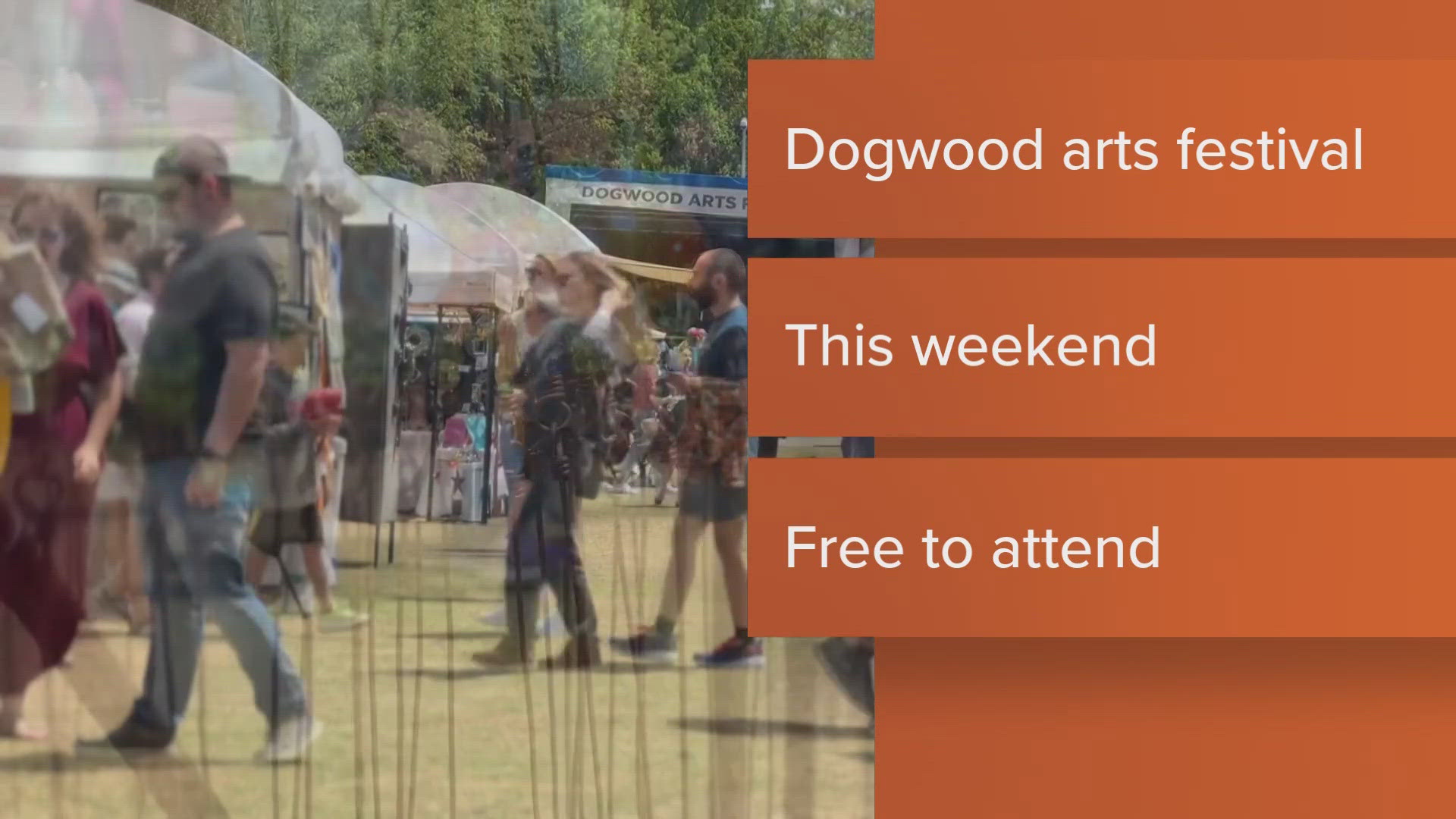 Get ready for a weekend filled with fun, music, food and art because the Dogwood Arts Festival is returning to Worlds' Fair Park.