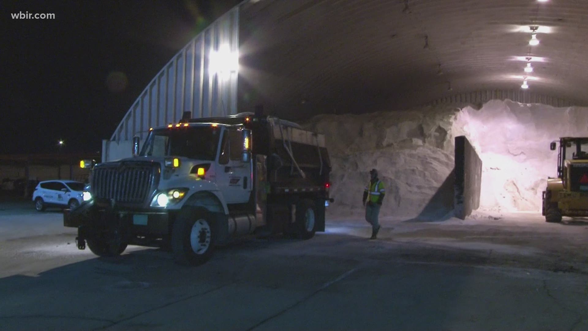 T-DOT crews are preparing for the winter weather. They started salting the roads Thursday night and will work early into Friday morning.
