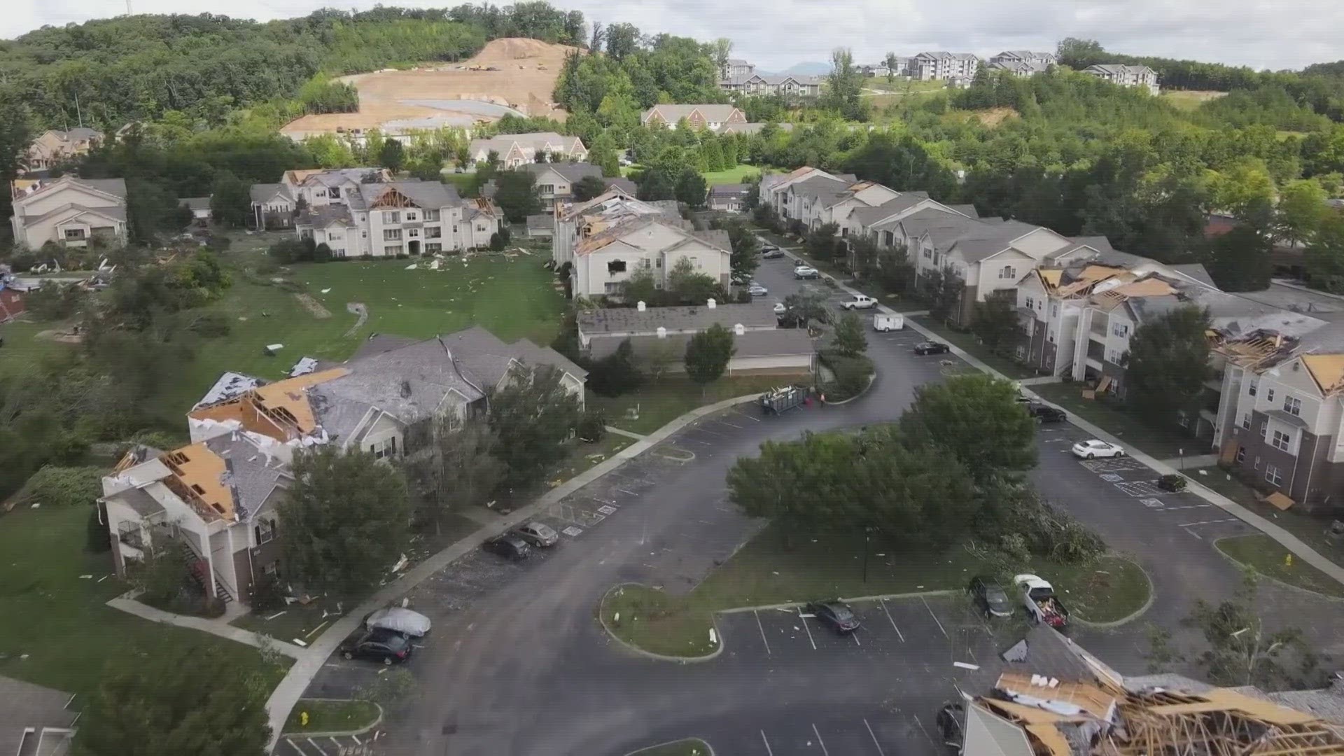 Around 400 or so residents at Lovell Crossing Apartments were displaced after multiple buildings were heavily damaged.