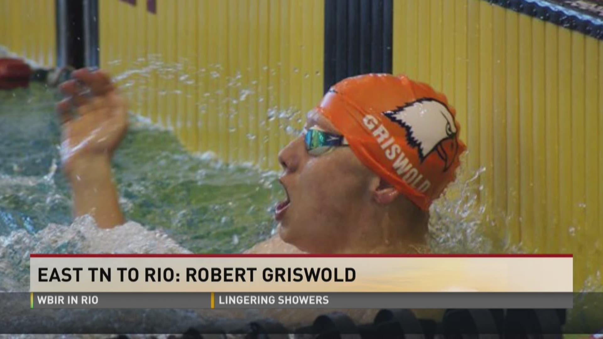 Robert Griswold is one of the 10 members of the U.S. Paralympic swimming team.