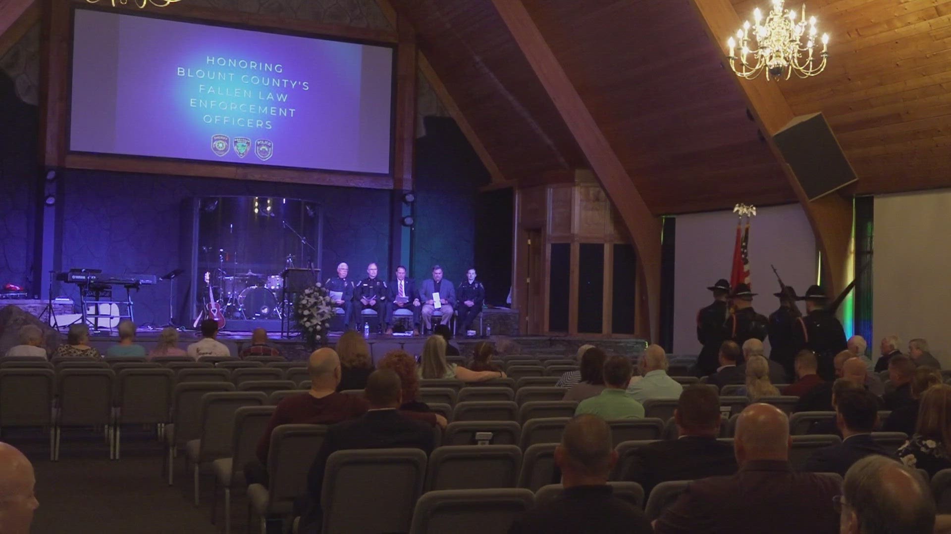 Four officers from the Alcoa Police Department, one from BCSO, and four from the Maryville Police Department were honored.