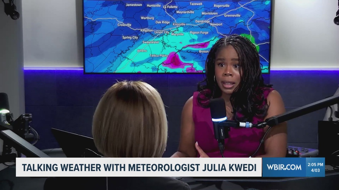 Easter Weekend forecast with Julia Kwedi on 10news at 2 (4/03