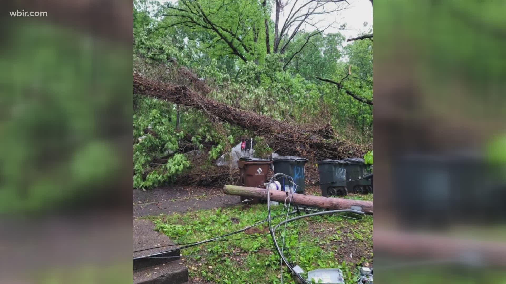 A tornado may have touched down in Cumberland County this morning.