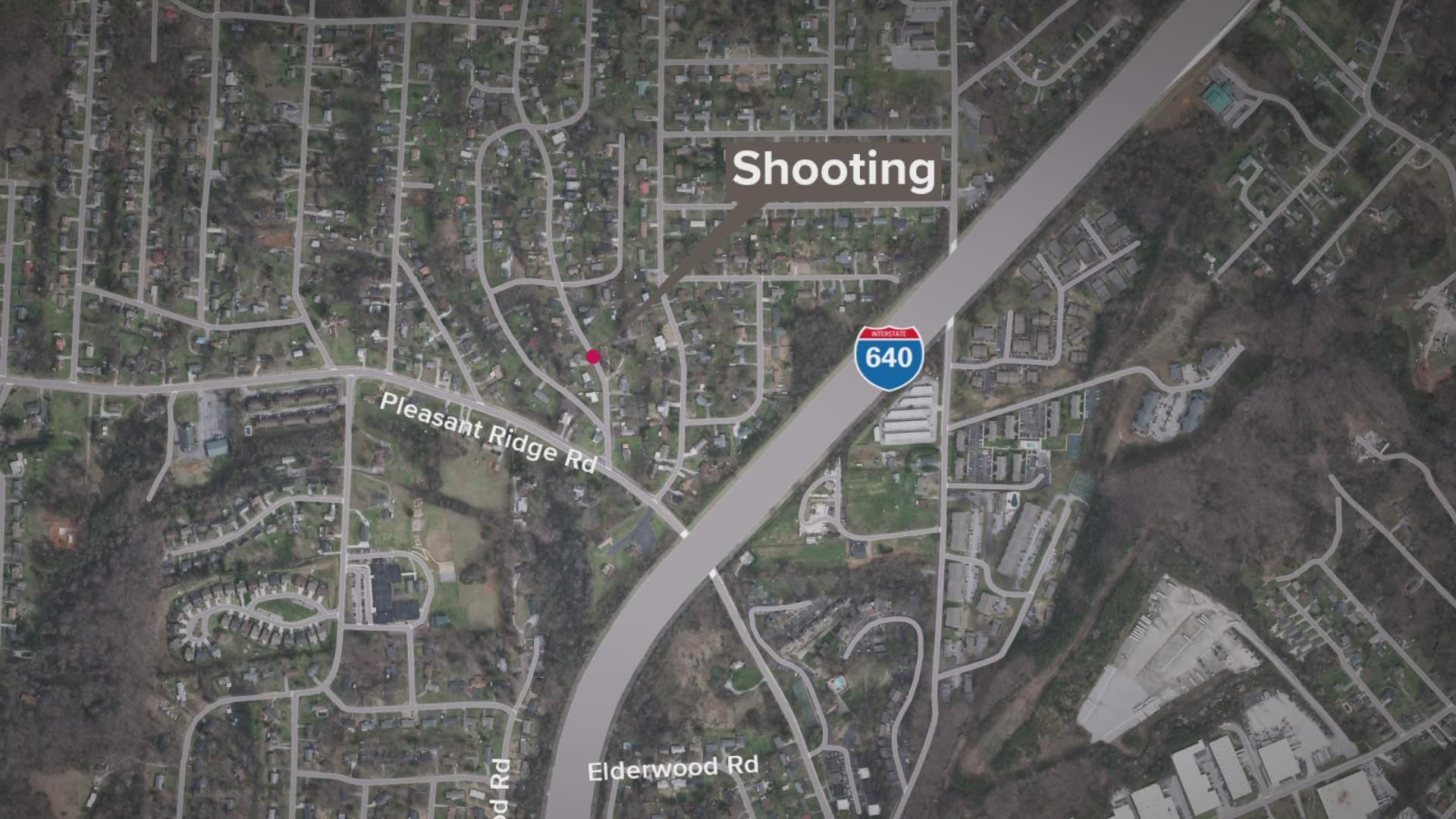 The Knoxville Police Department said they are looking for a dark-colored, four-door sedan with muddy damage. They believe it was involved in the shooting.