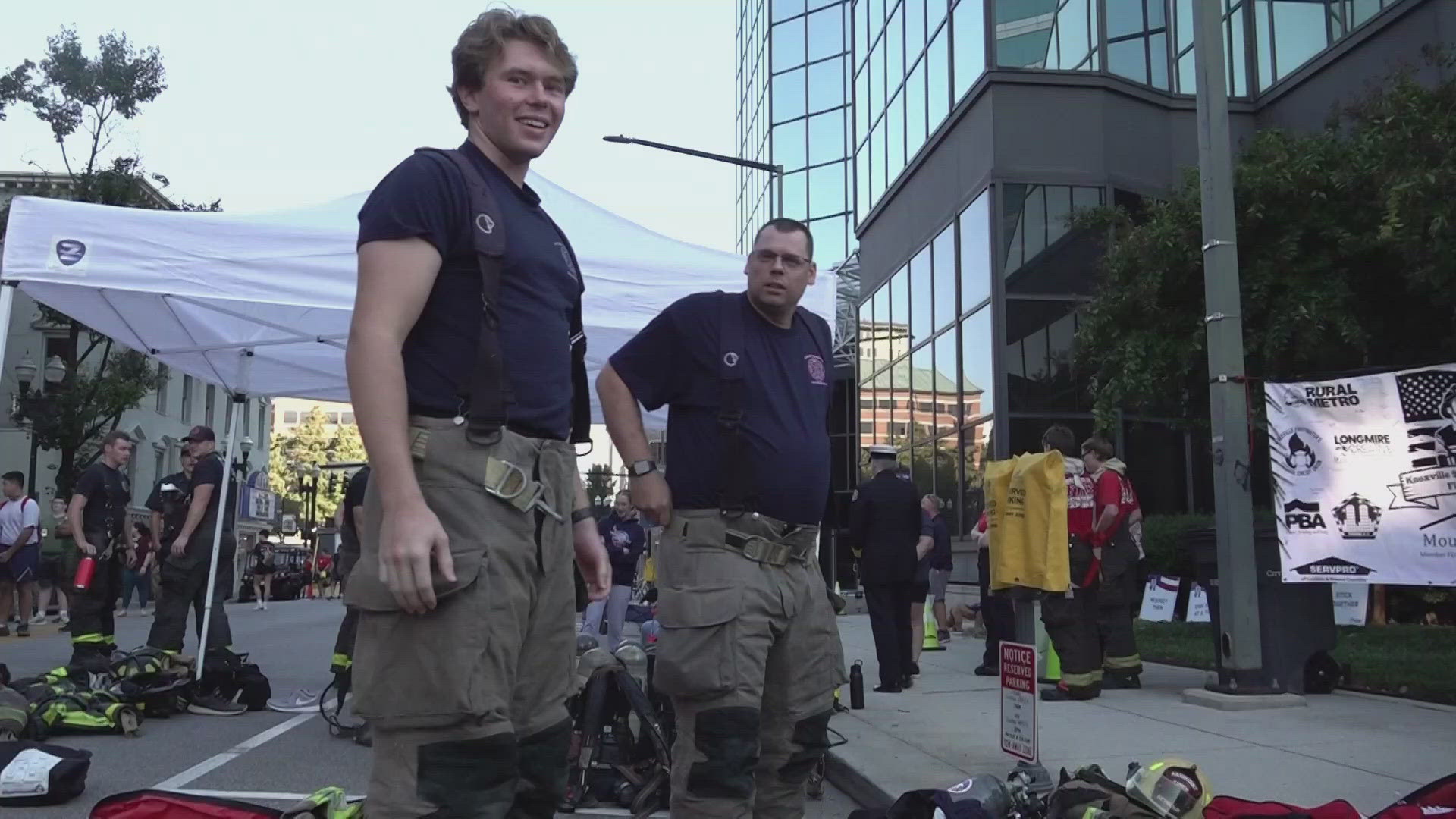 Every year, people climb the equivalent of 110 stories for the World Trade Center