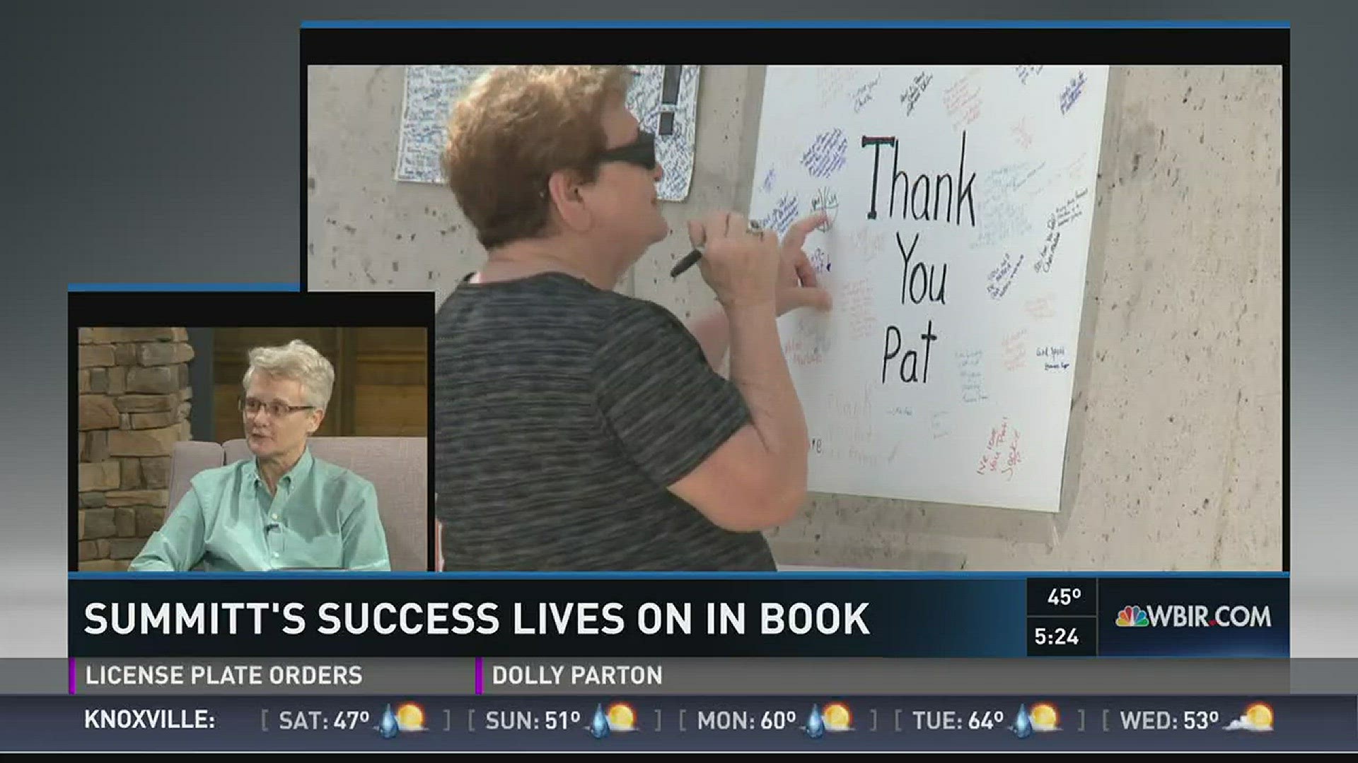 Maria Cornelius talks about her book documenting "The Final Season" of Pat Summitt as head coach of the Lady Vols