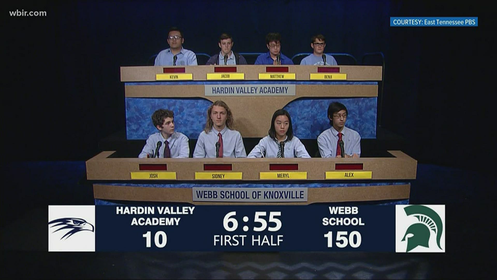 Looking for something new to watch? Next week you can see the first round of the East Tennessee PBS Scholars' Bowl. May 26, 2020-4pm.