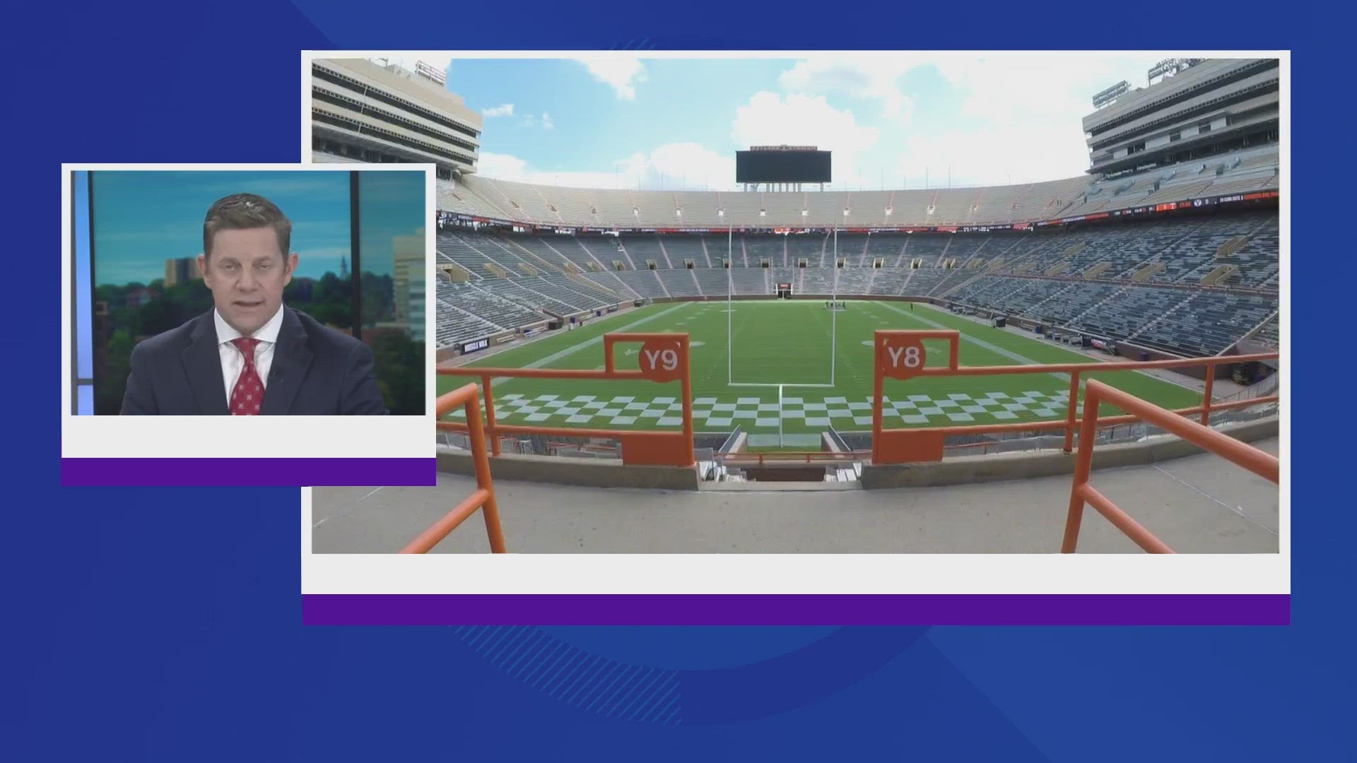Tennessee Athletics said the Wi-Fi network will be designed to deliver signals through the stadium's concrete and steel, while also serving surrounding plazas.