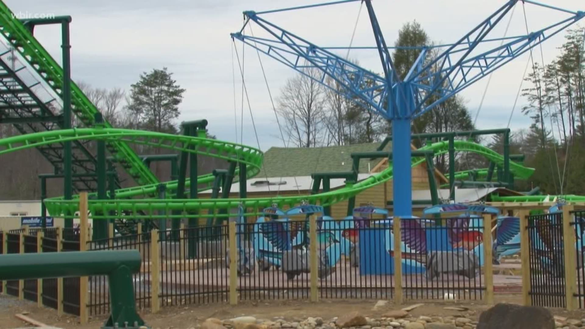 Dollywood is in the middle of expansion and building another adventure at the park. 10News reporter Sean Franklin got a tour of the construction site.
