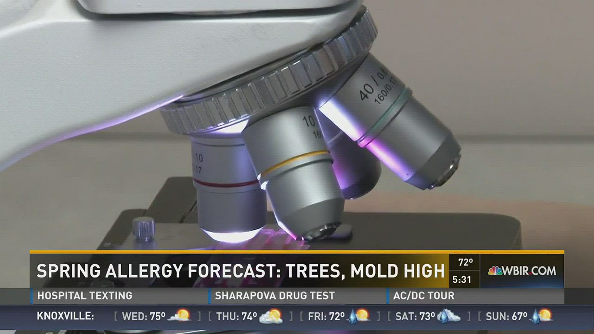 It's allergy time in Tennessee! As spring approaches, Todd Howell explains how the pollen forecast is determined.