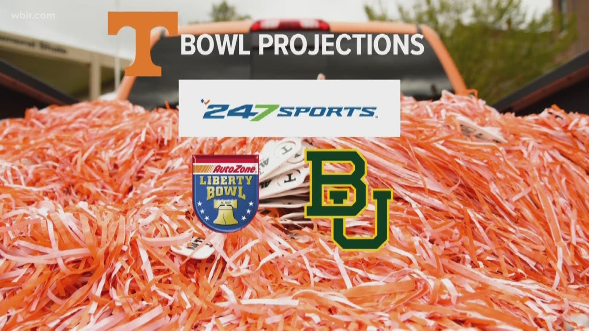 Tennessee needs one win in its final two games to earn a bowl bid. Here are the bowl projections from national media outlets as of November 12, 2018.
