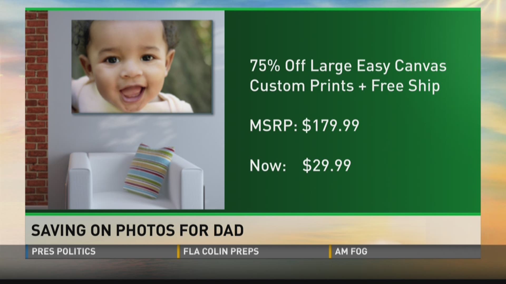 Money man Matt Granite shows how to save on photos ahead of Father's Day.
