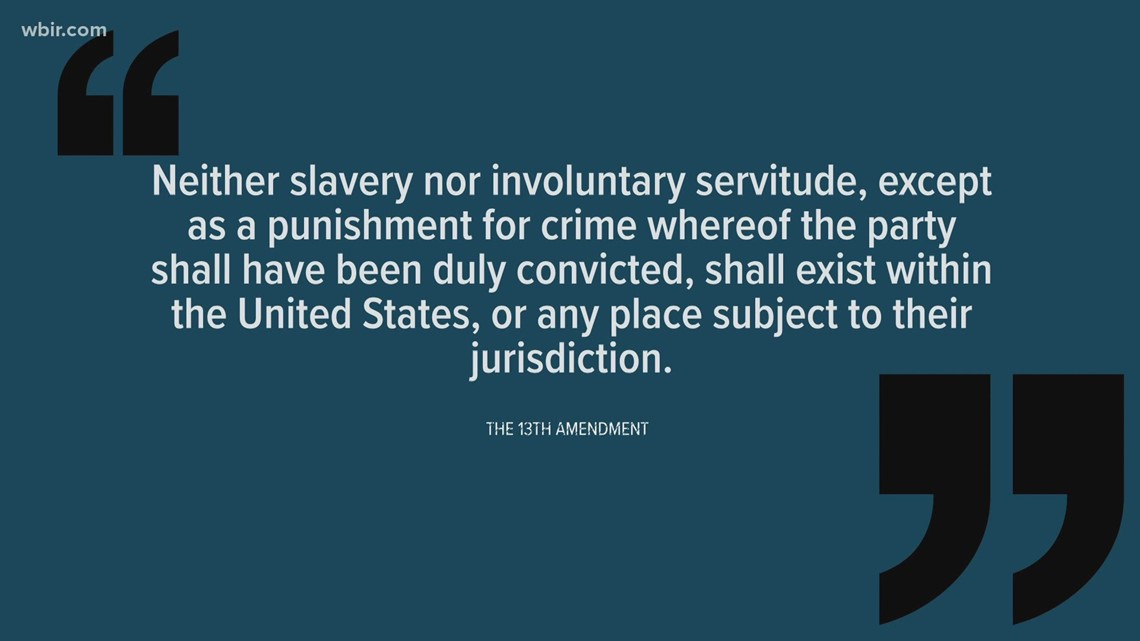 This Day In History 13th Amendment Ratification Ends Slavery Wbir Com This Day In History 13th Amendment Ratification Ends Slavery Wbir Com